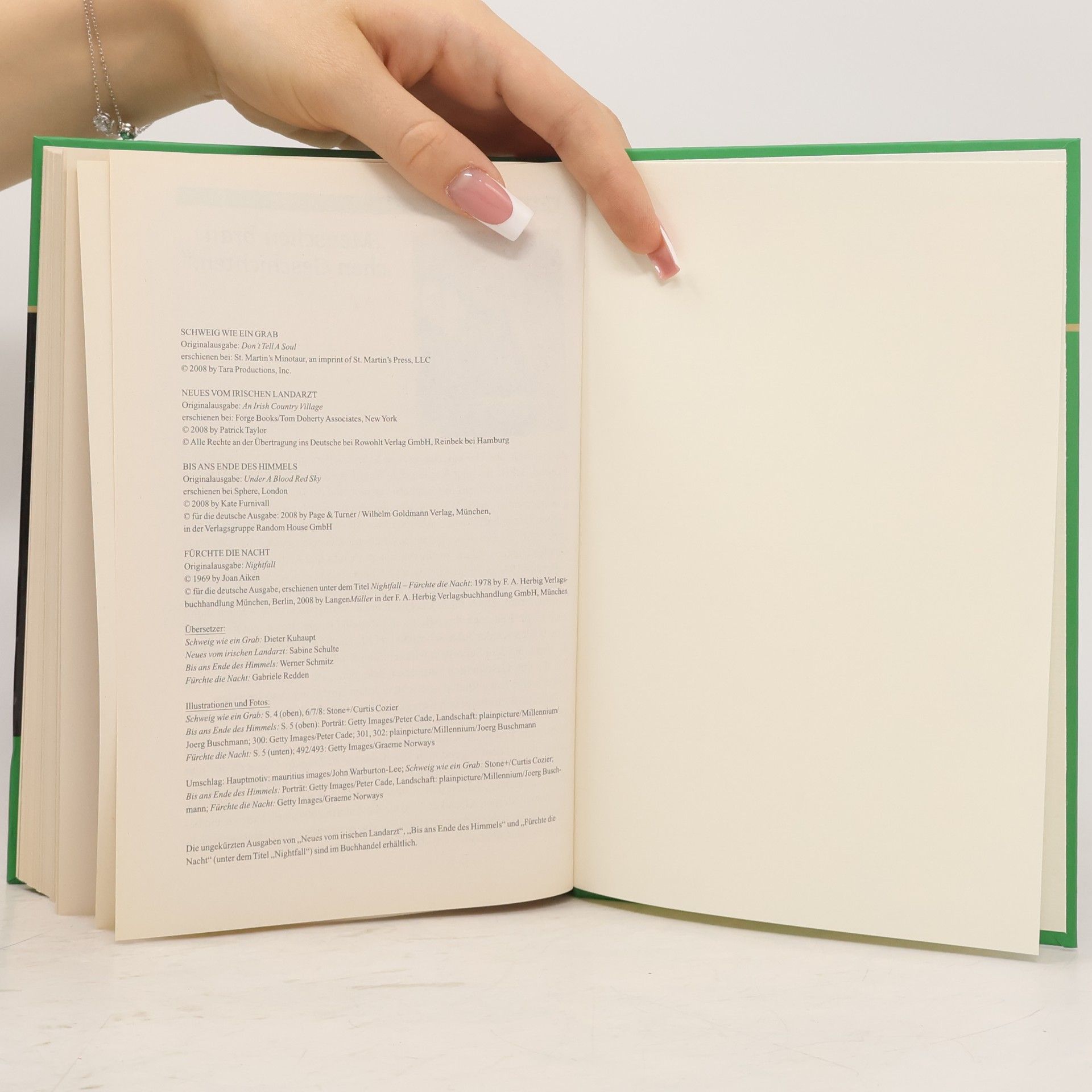 David Rosenfelt Reader's Digest Auswahlbücher: Schweig wie ein Grab. Neues vom Irischen Landarzt. Bis ans ende des Himmels. Fürchte die Nacht