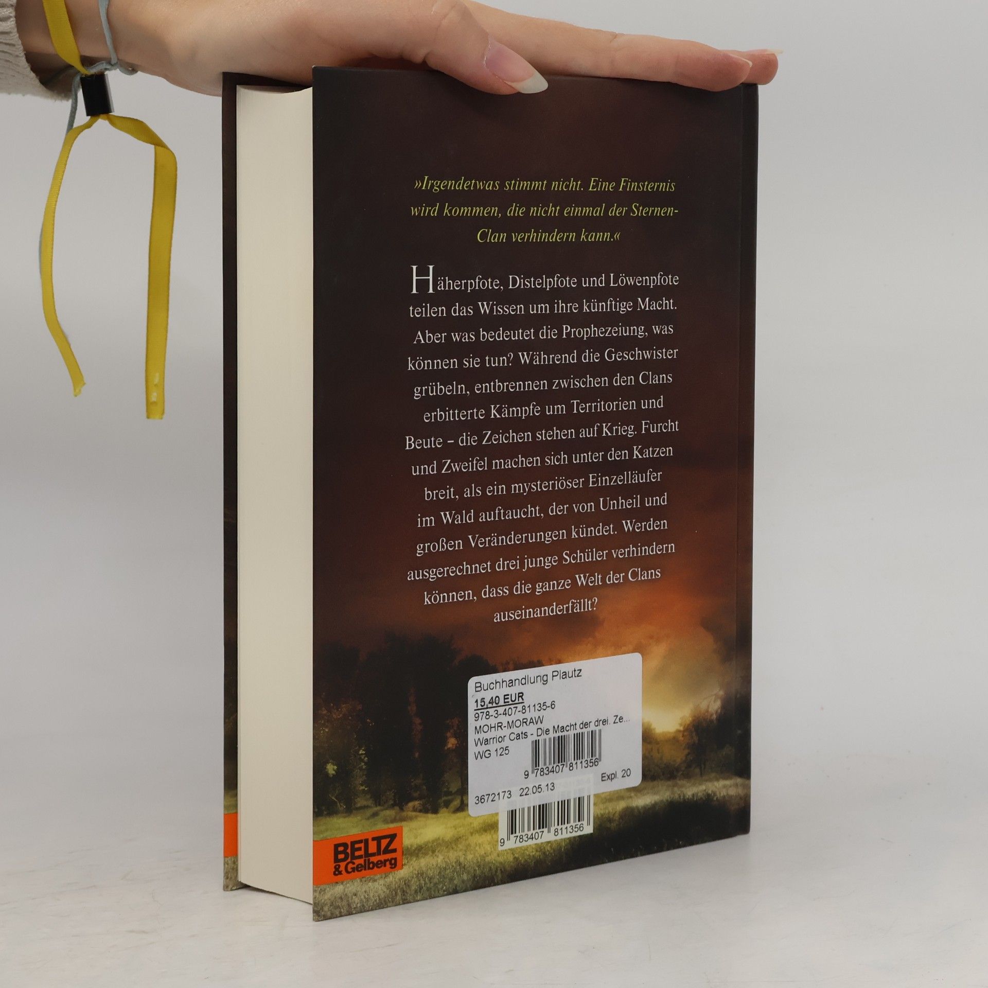 Erin Hunter Warrior Cats. Zeit der Dunkelheit