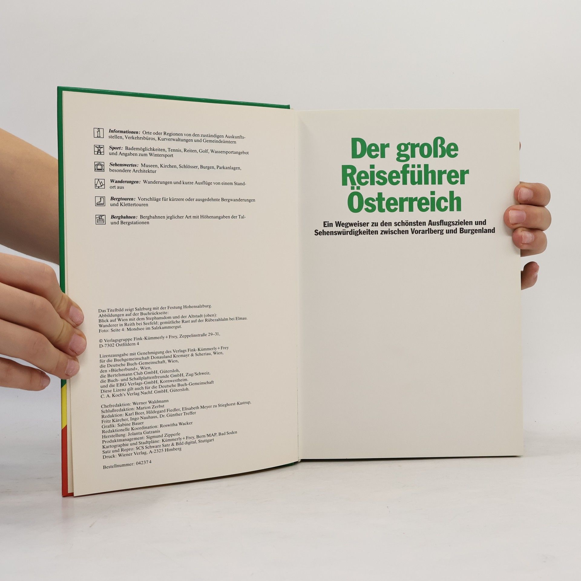 Collectif d'auteurs Der große Reiseführer Österreich