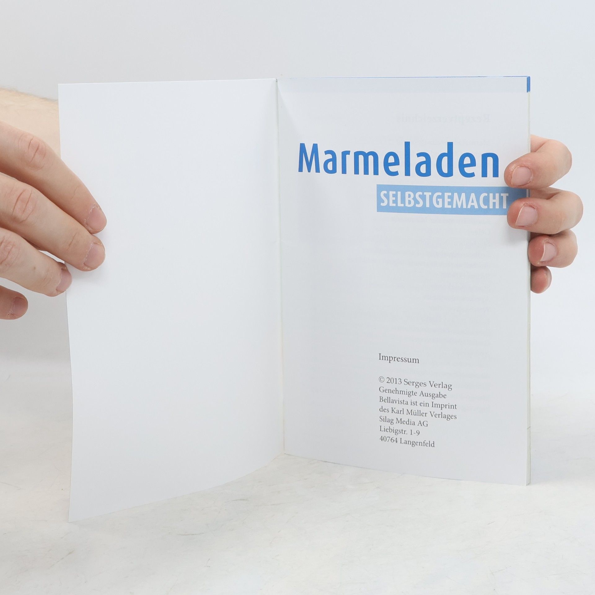 Bellavista Kochbuch "lecker und einfach" - Marmeladen selbstgemacht