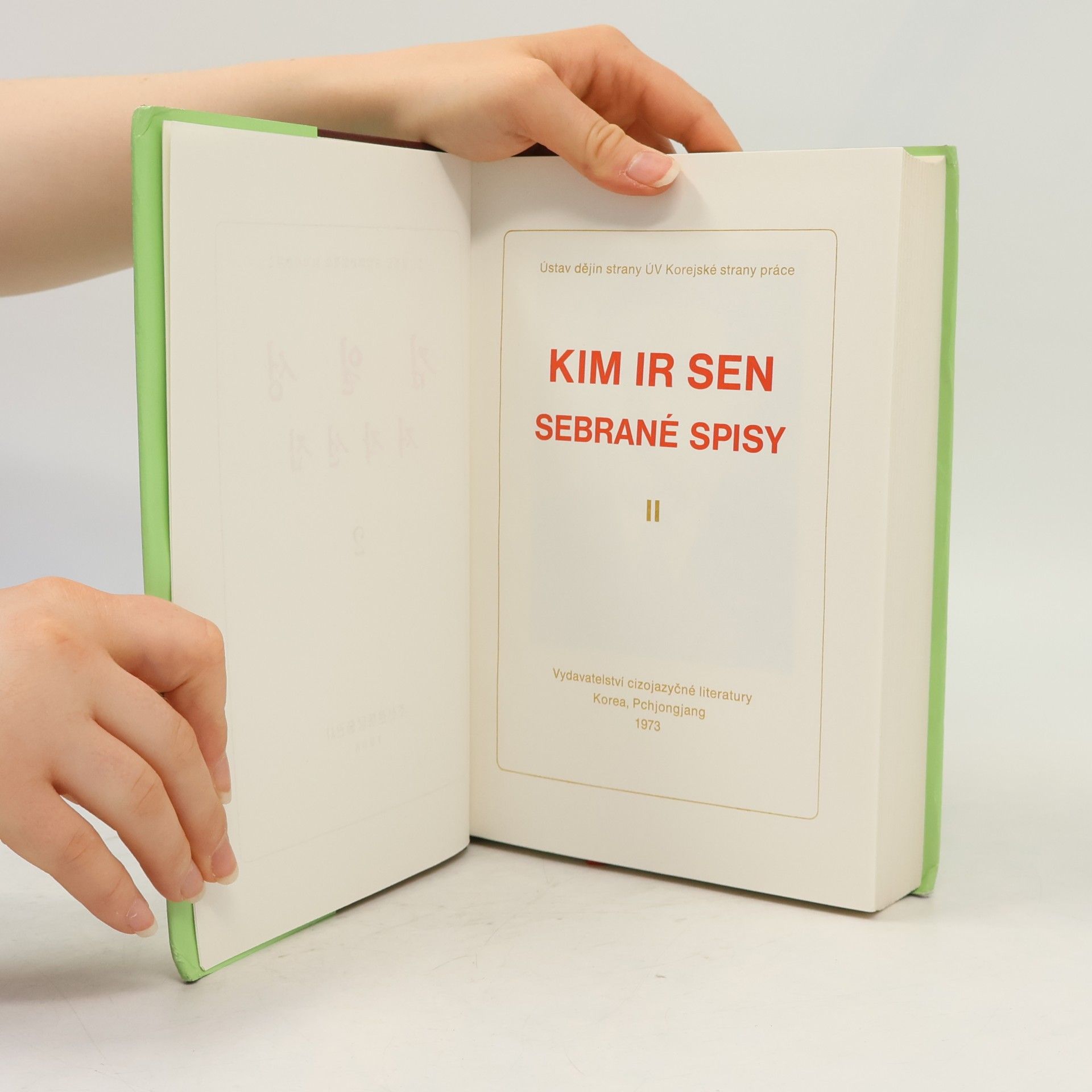 Kim Ilsong Kim Ir Sen. Sebrané spisy II.