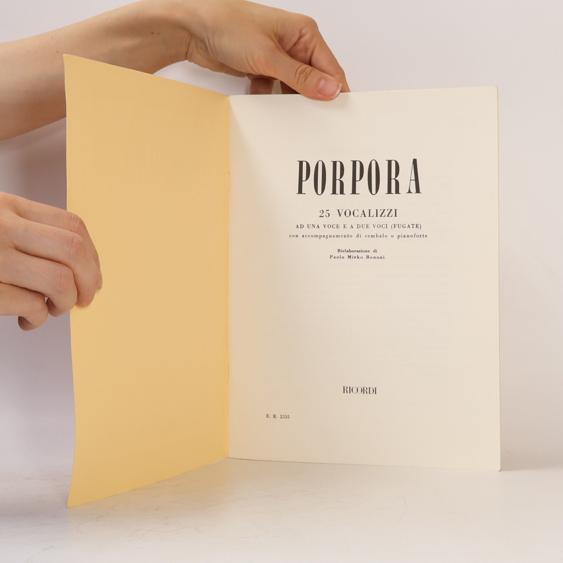 Autores varios Porpora