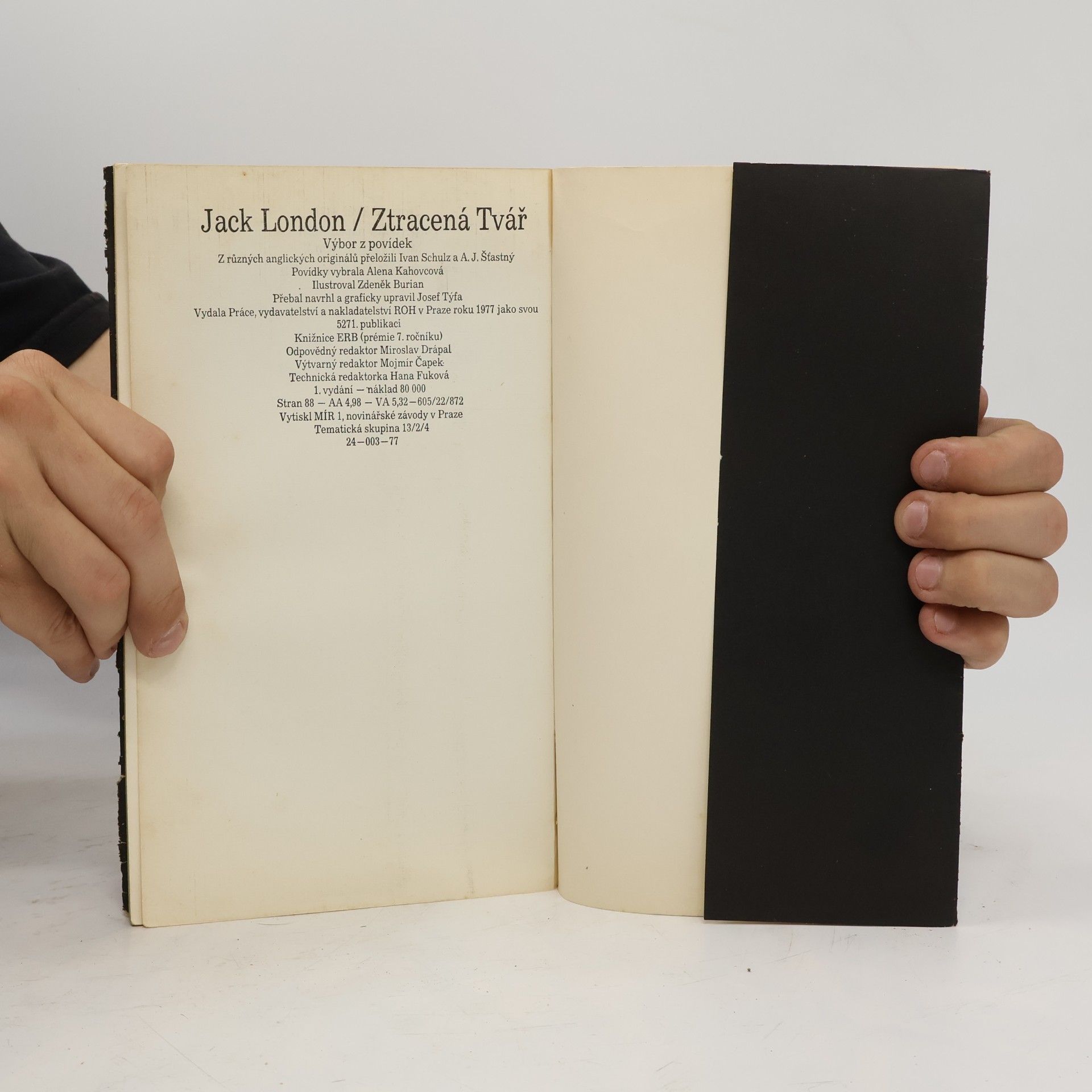 Jack London Ztracená tvář