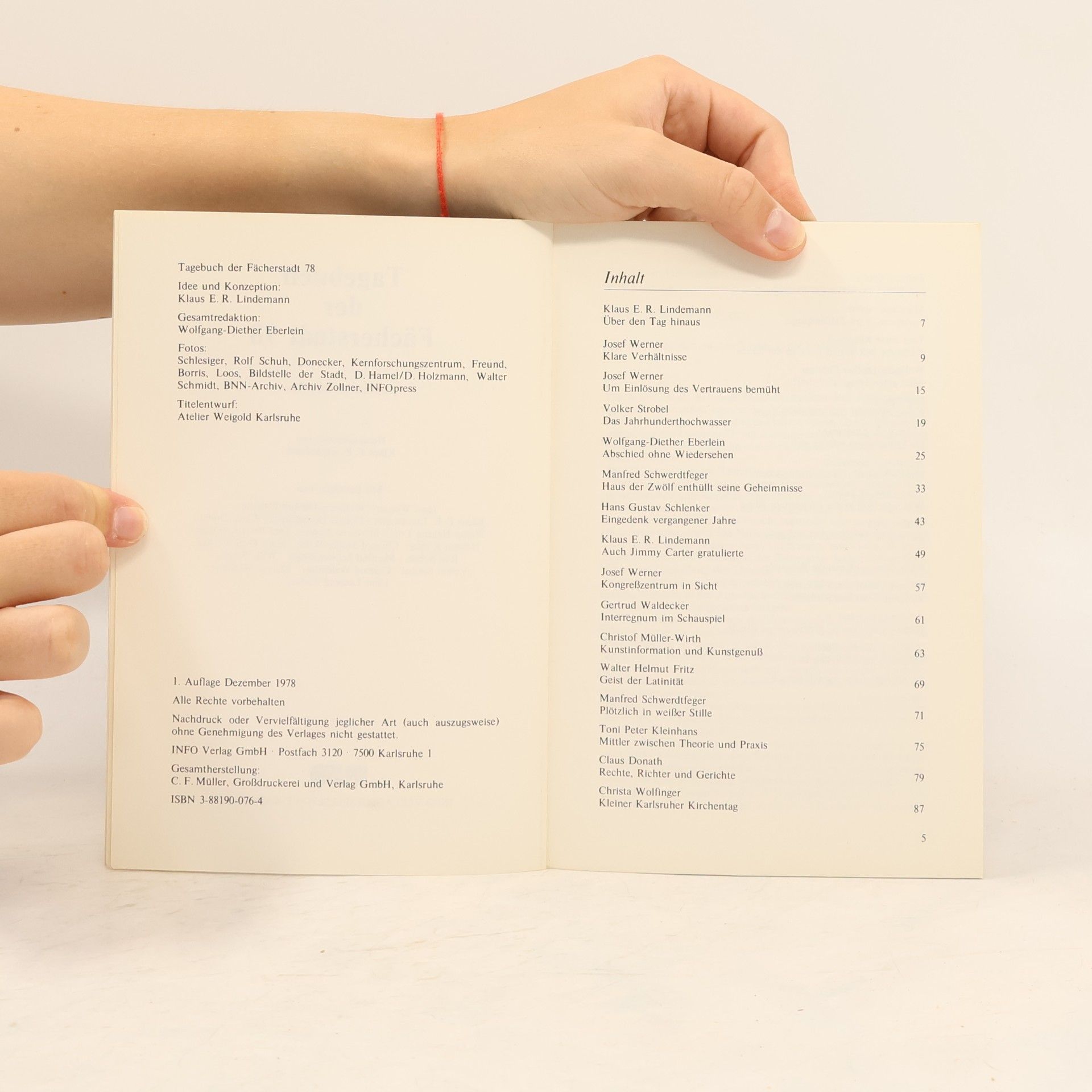 Klaus E. R. Lindemann Tagebuch der Fächerstadt 78