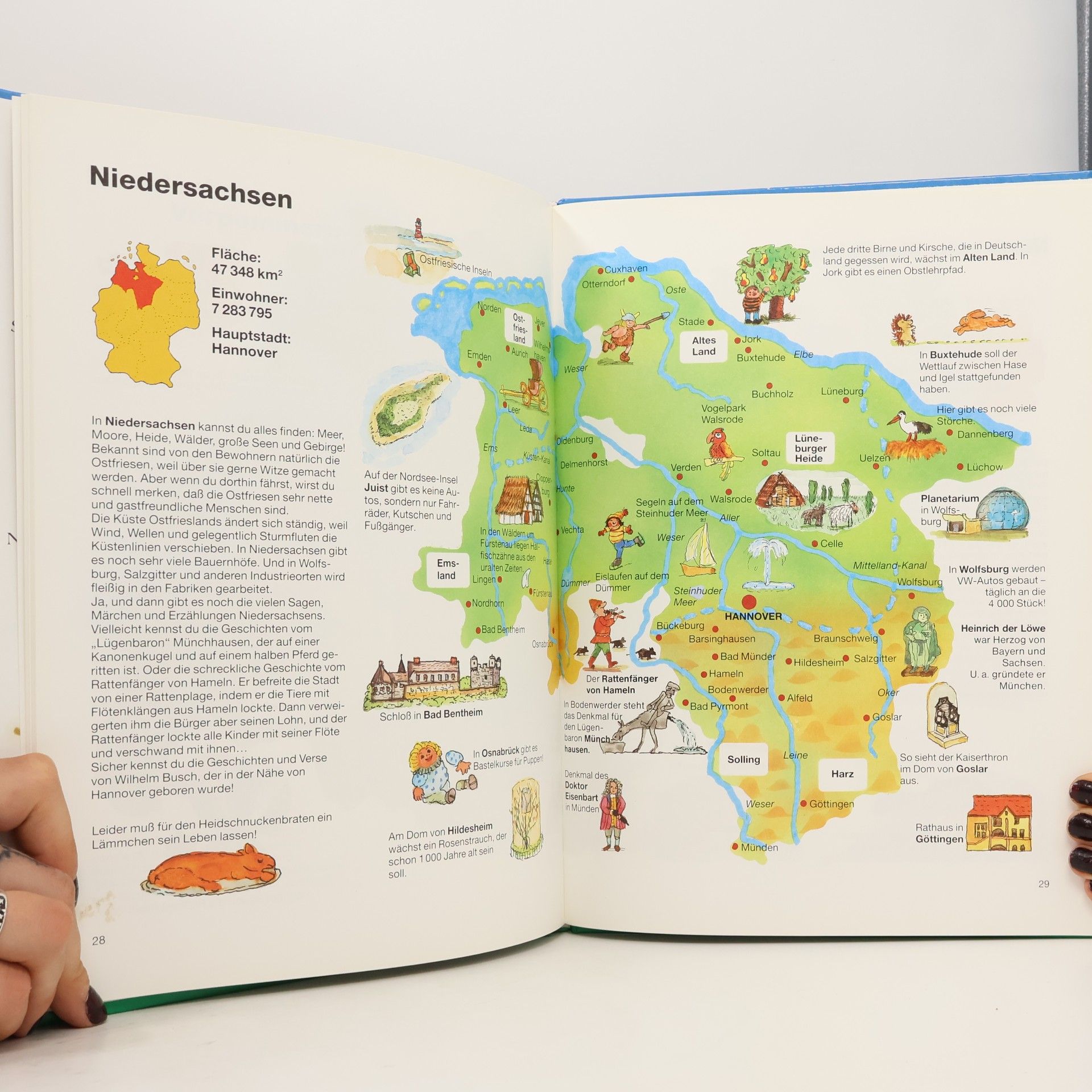 Dirk-Holger Teichmann Der große Deutschland Atlas für Kinder