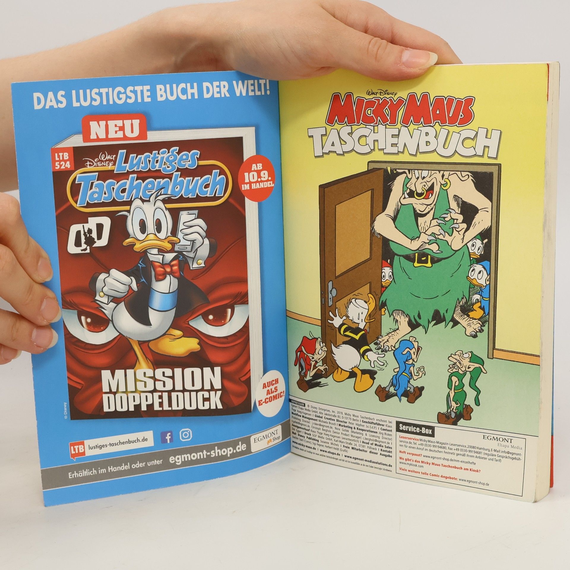 Walt Disney Micky Maus Taschenbuch 33. Düsentrieb ist unterwegs