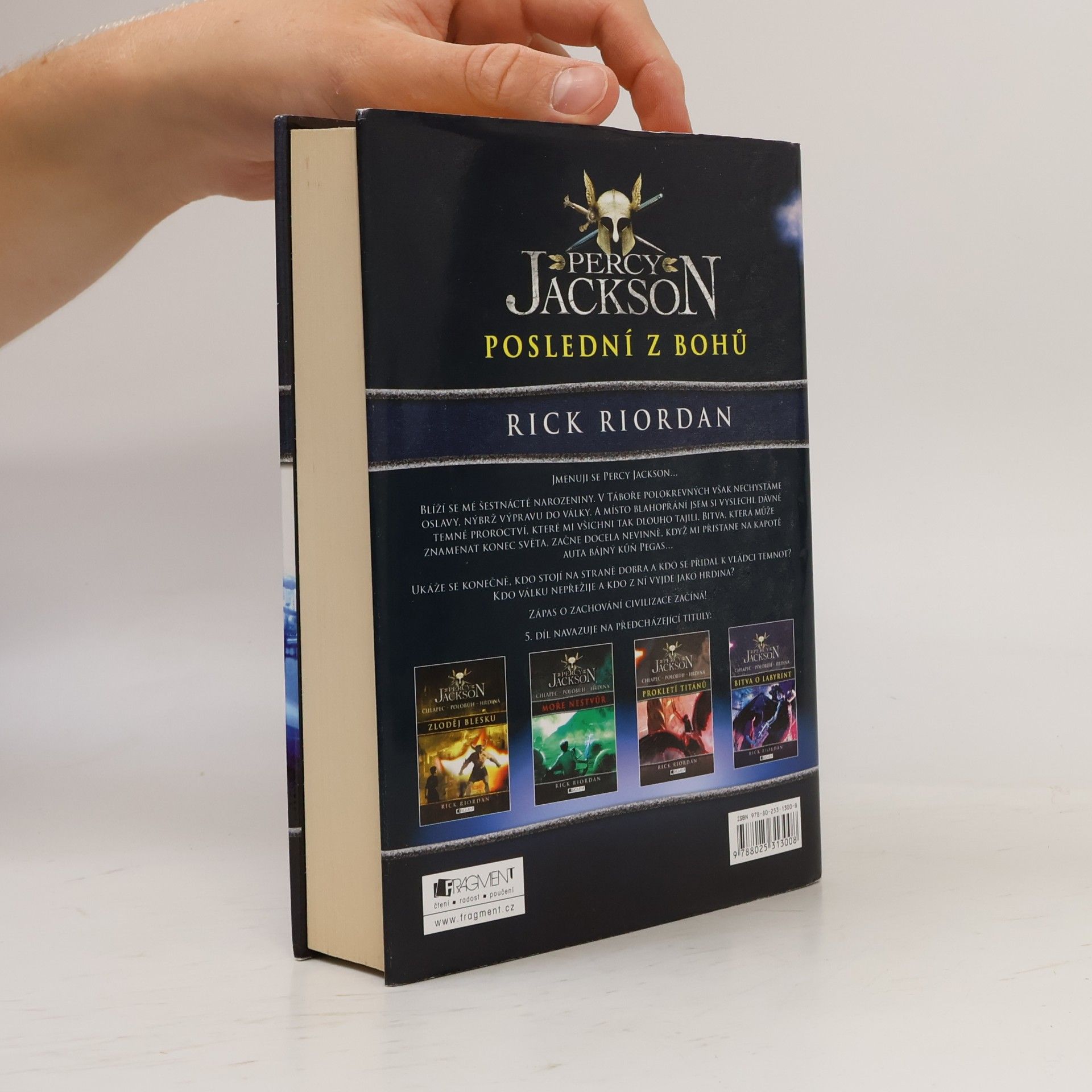 Rick Riordan Percy Jackson. Poslední z bohů