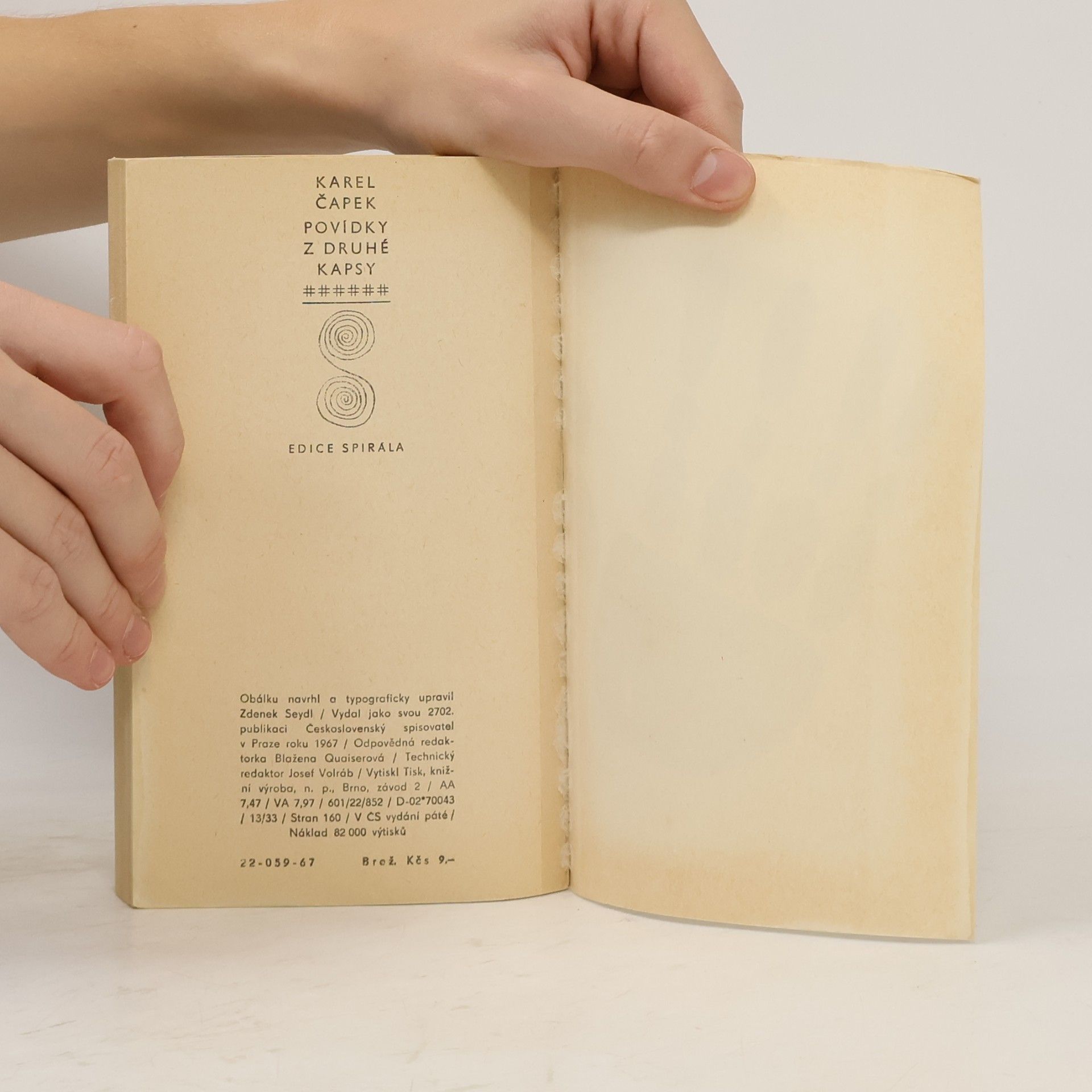 Karel Čapek Povídky z druhé kapsy