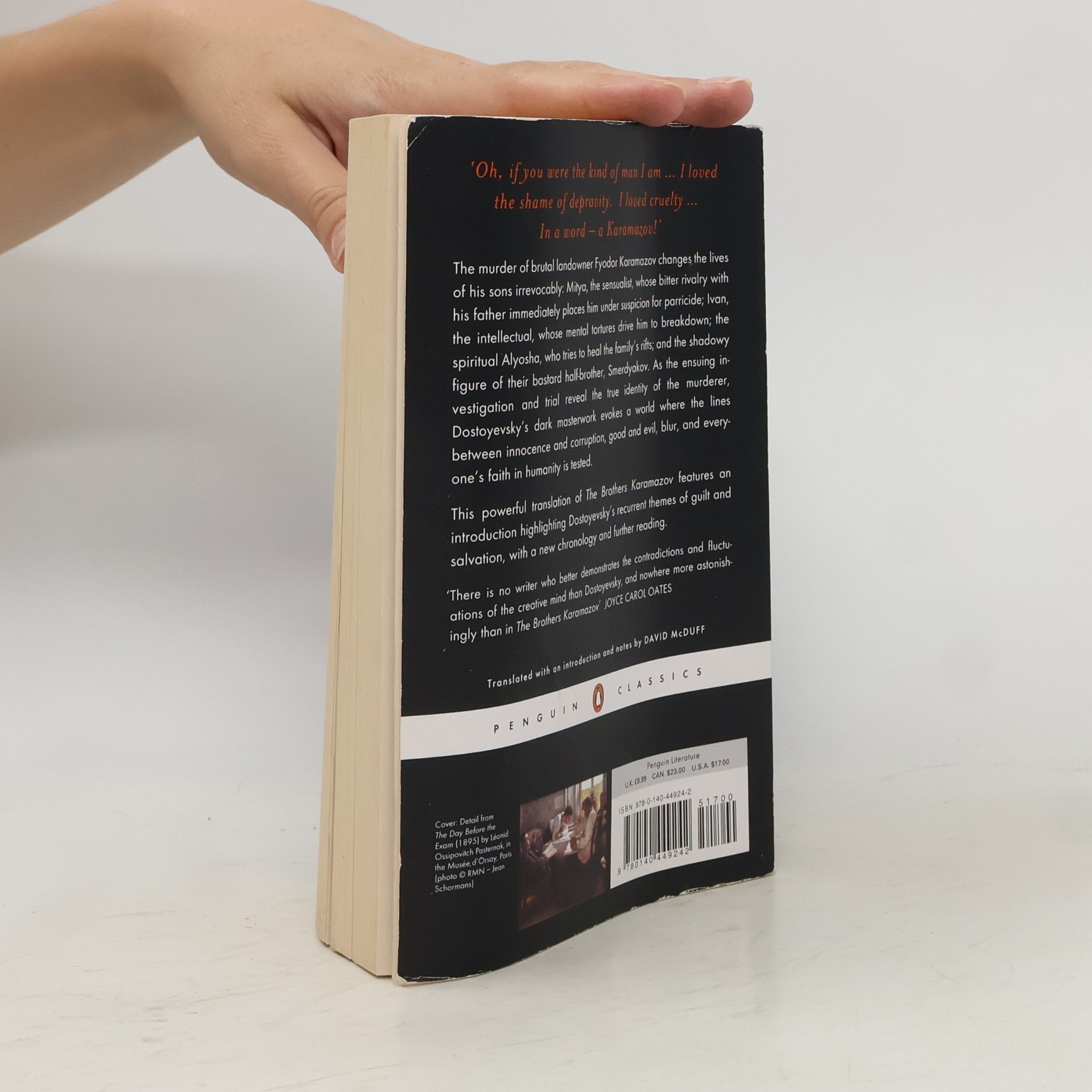 Fjodor Michailowitsch Dostojewski The brothers Karamazov: A novel in four parts and an epilogue