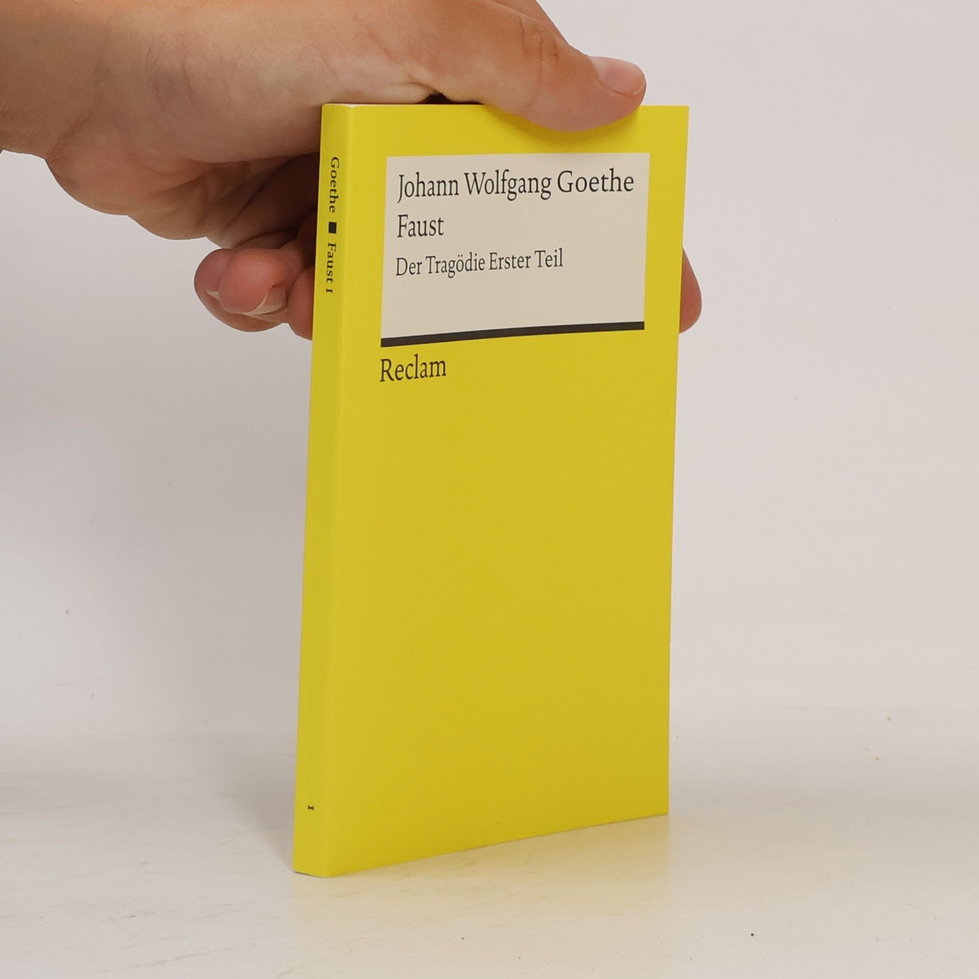 Johann Wolfgang von Goethe Faust : der Tragödie Erster teil