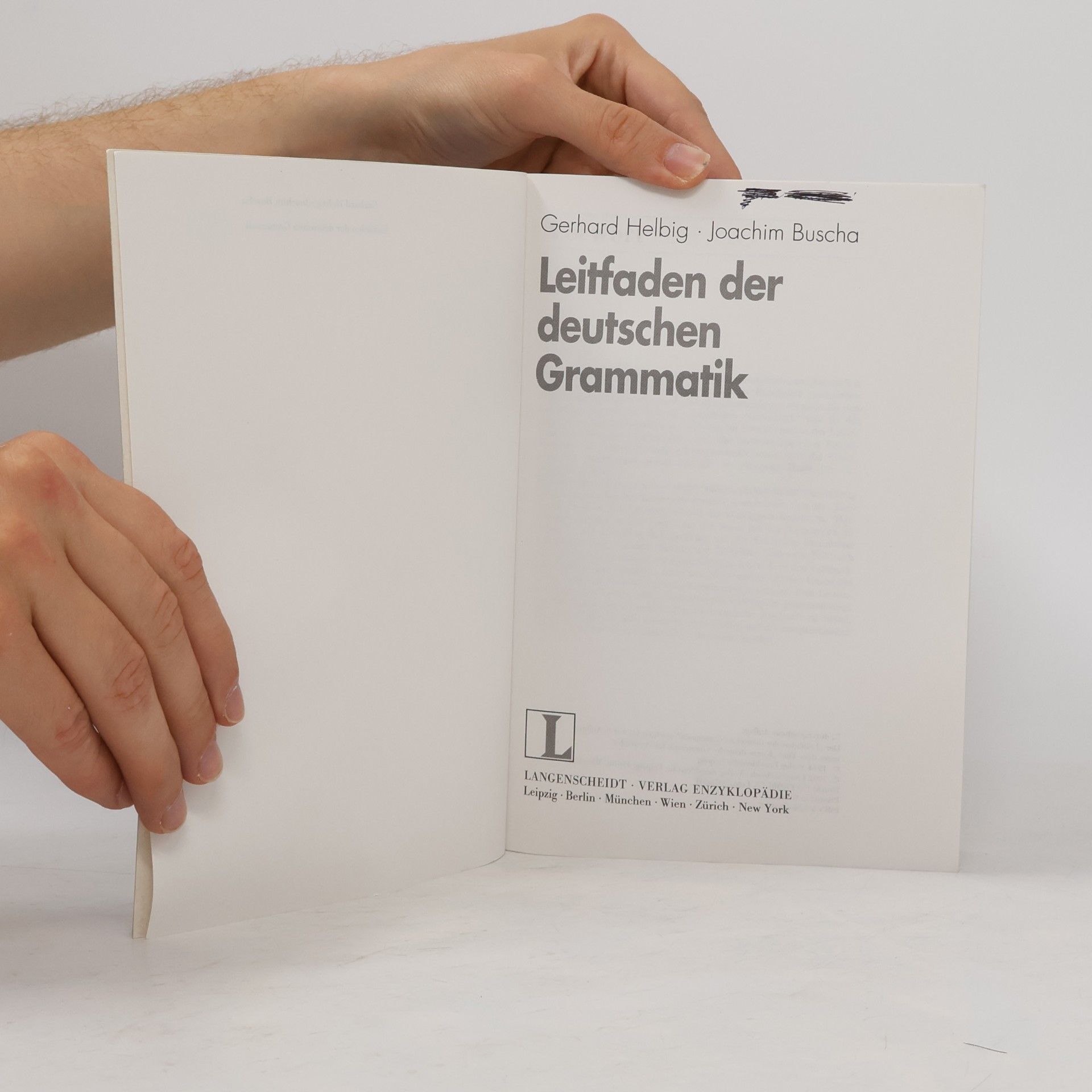 Gerhard Helbig Leitfaden der deutschen Grammatik