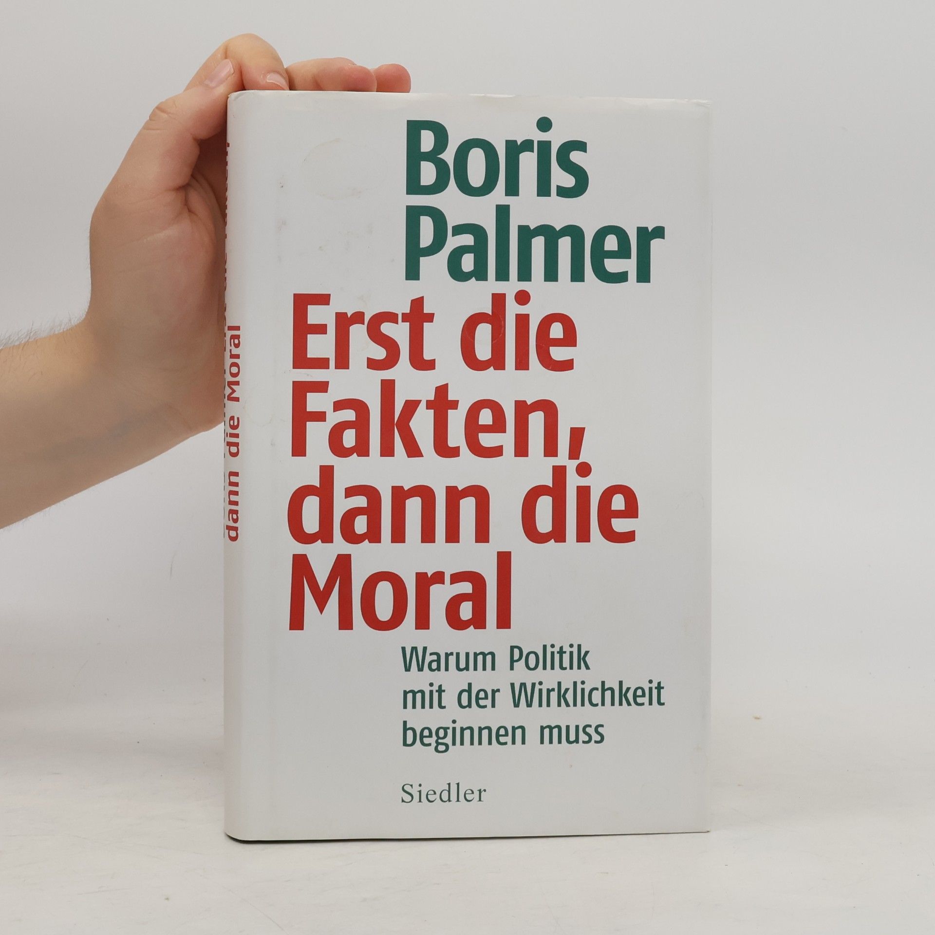 Boris Palmer Erst die Fakten, dann die Moral