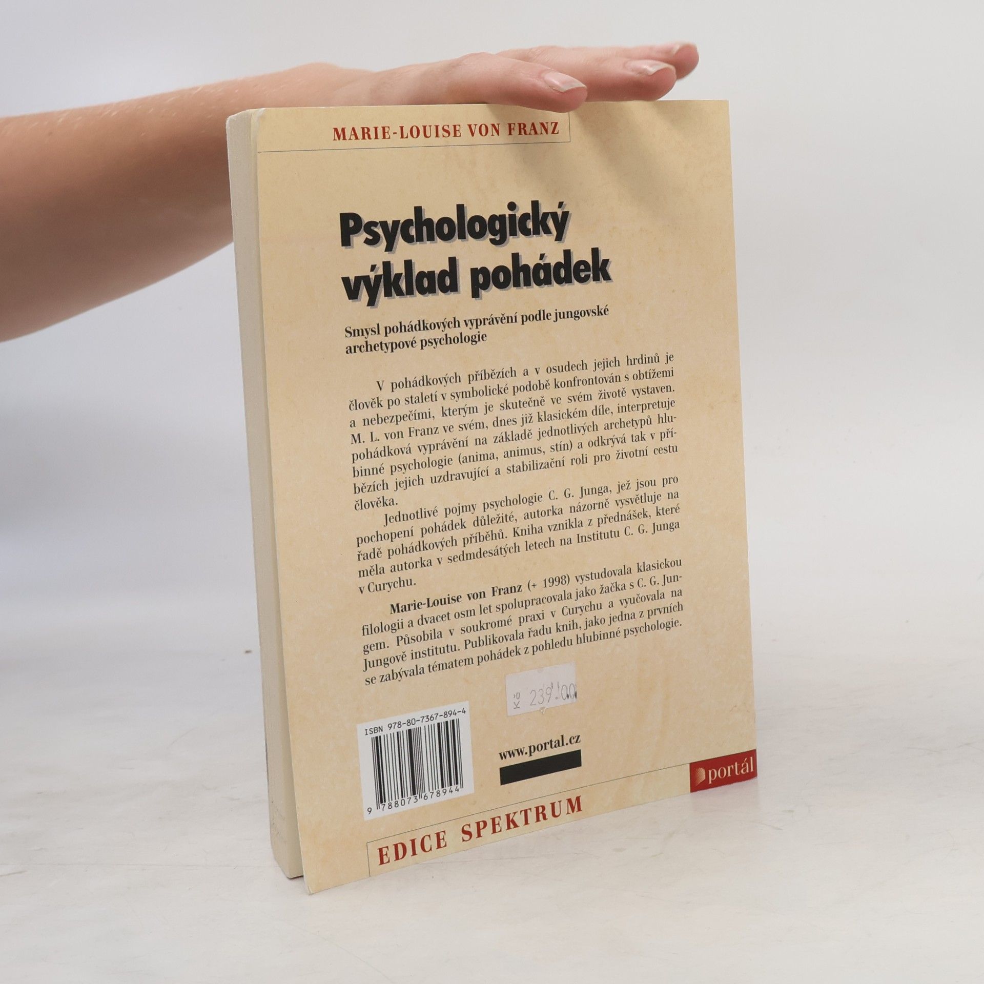 Marie Louise von Franz Psychologický výklad pohádek