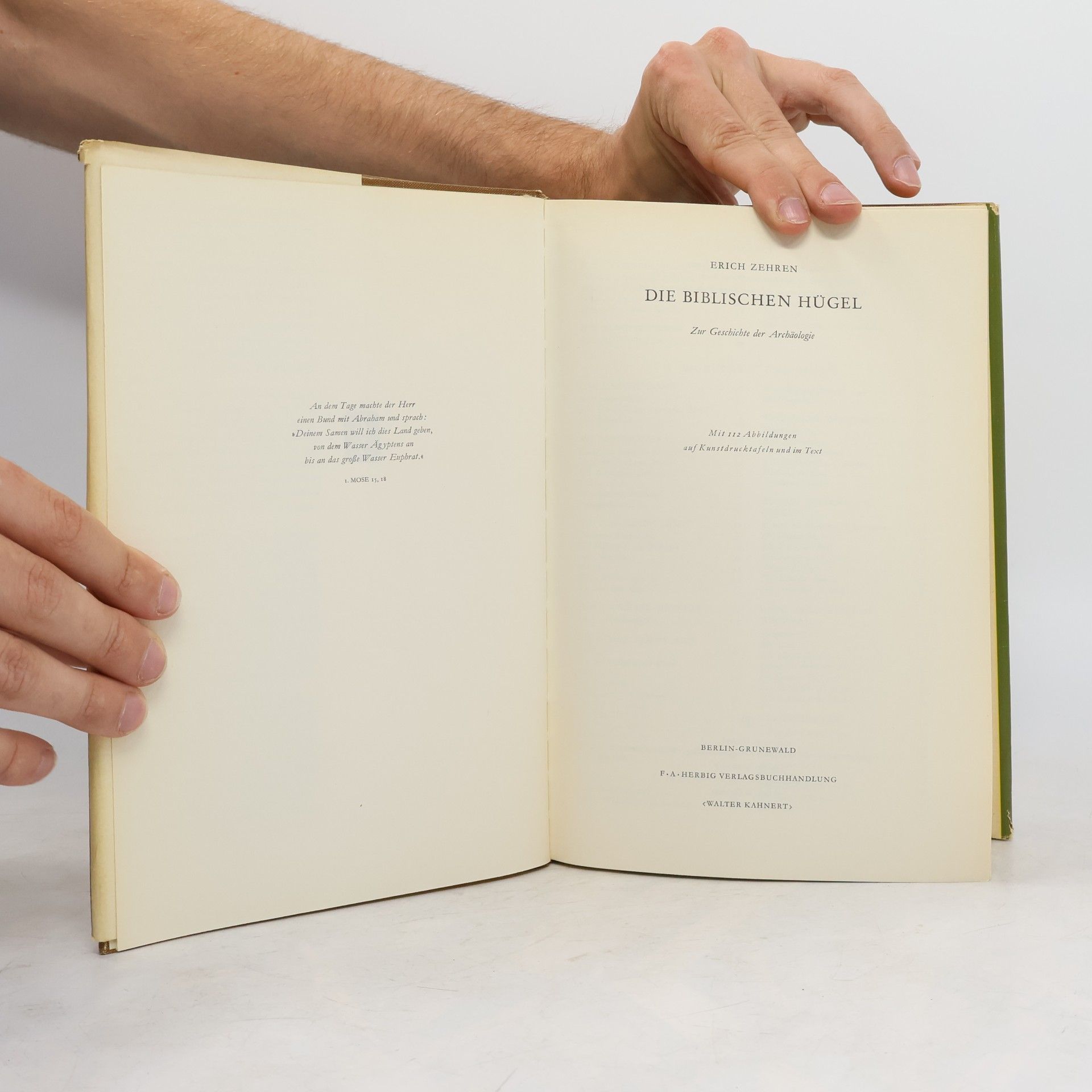 Erich Zehren Die biblischen Hügel. Zur Geschichte der Archäologie