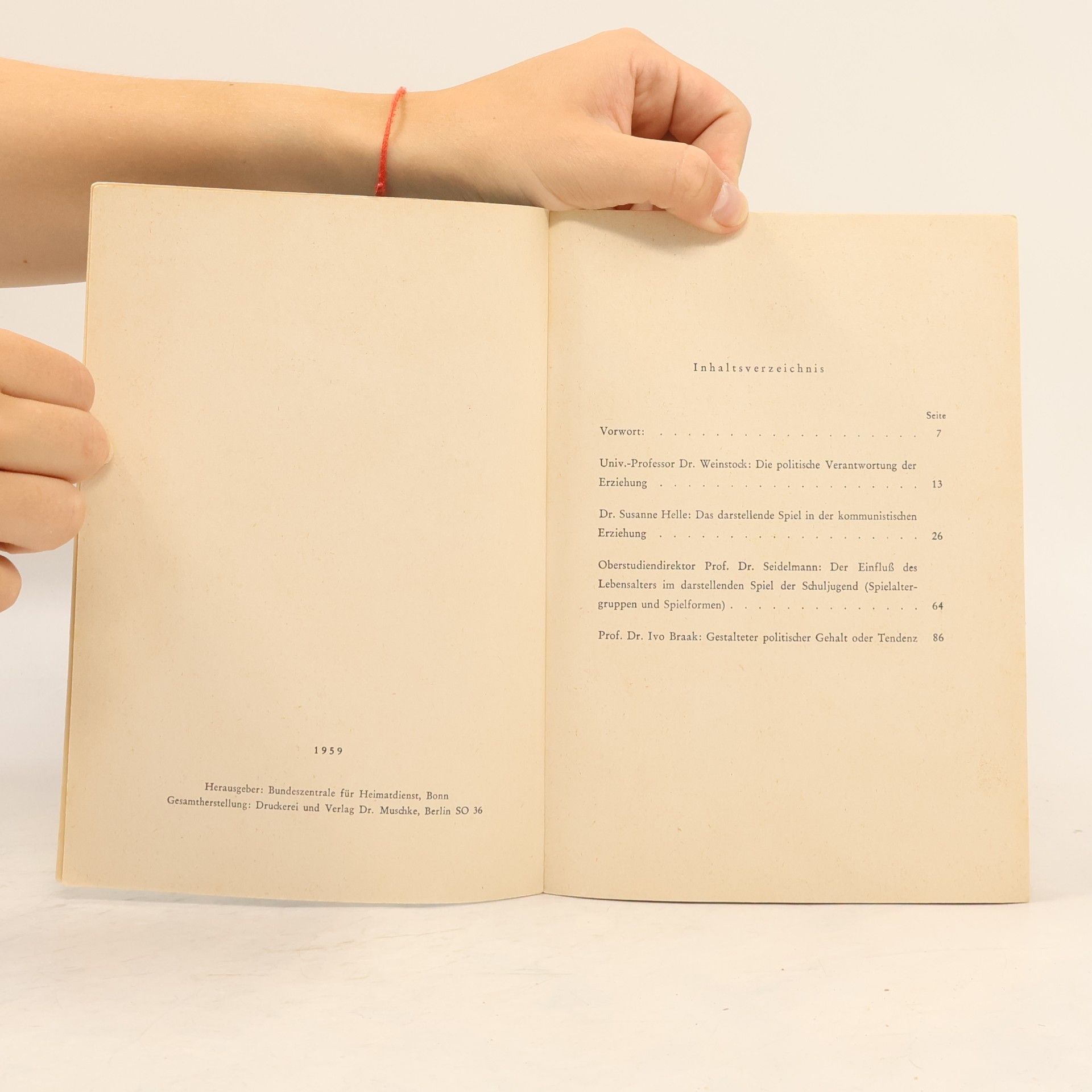 Autorenkollektiv Das darstellende Spiel und die politische Bildung und Erziehung in der Schule
