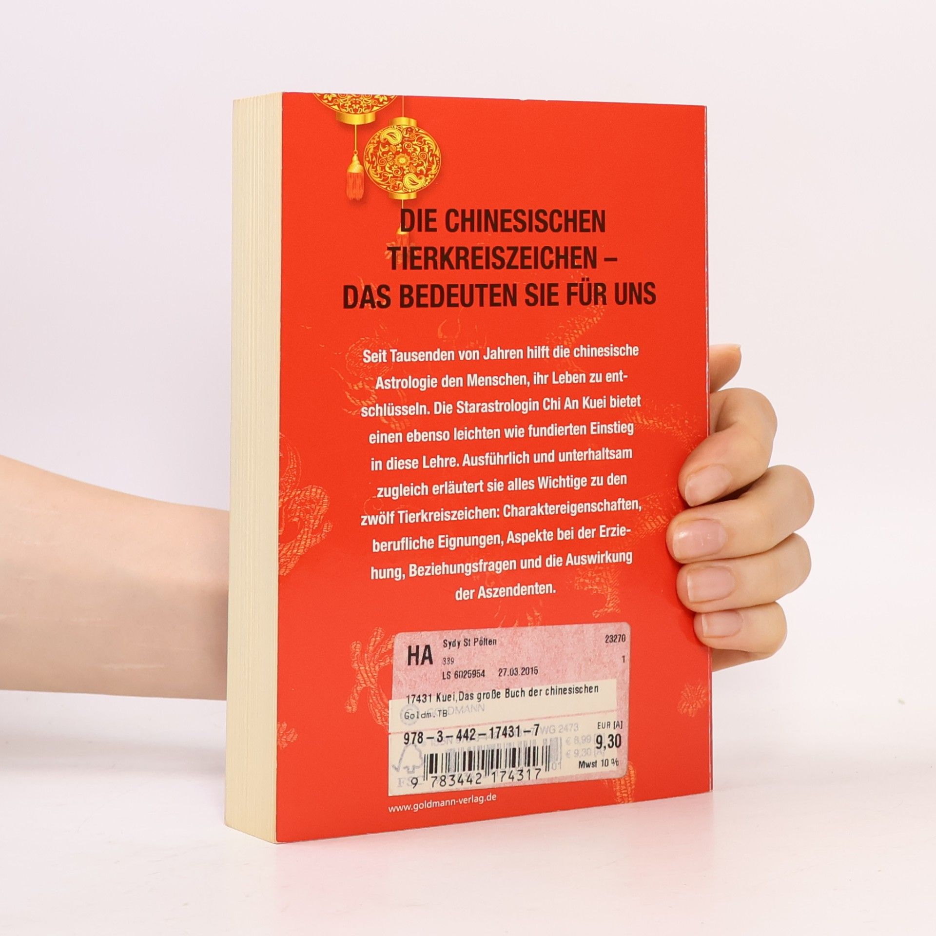 An Kuei Chi Das große Buch der chinesischen Astrologie