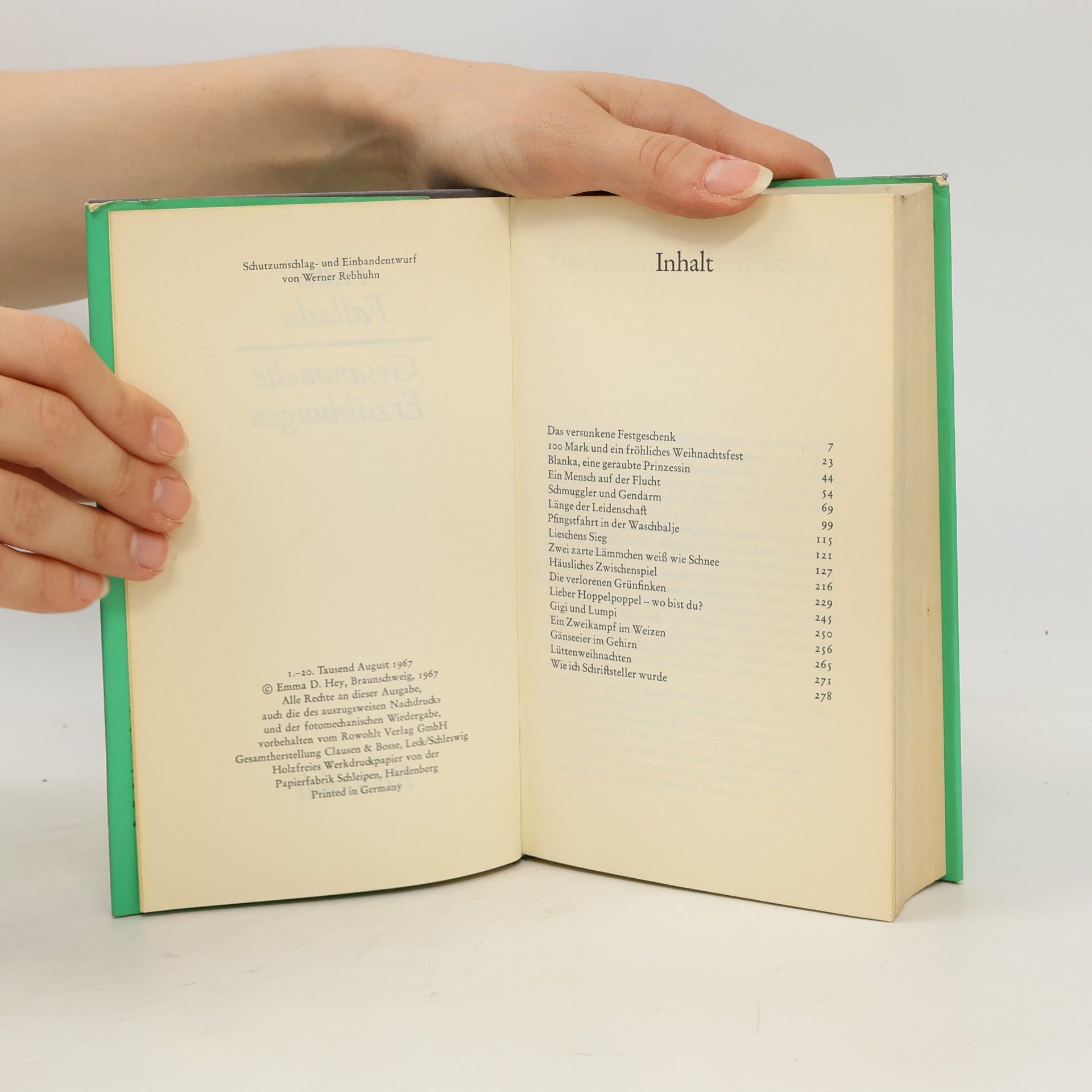 Hans Fallada Gesammelte Erzählungen