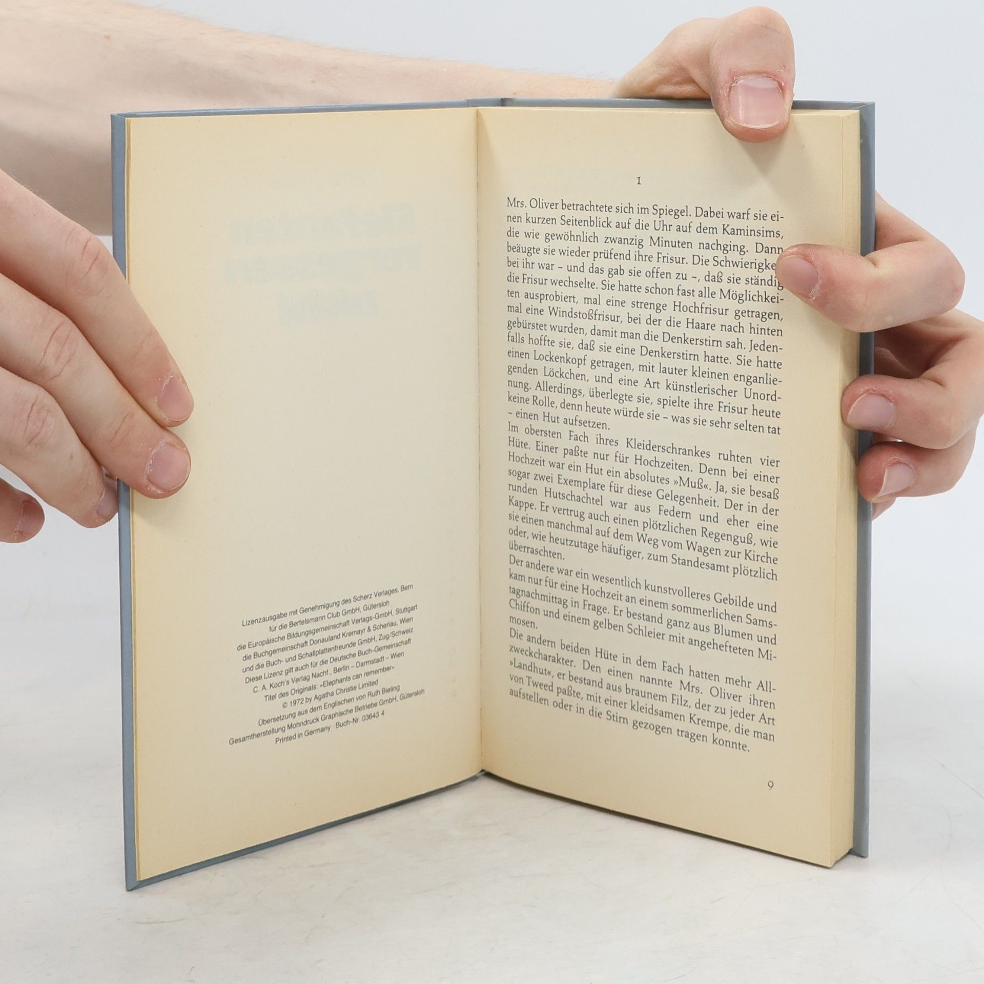 Agatha Christie Elefanten vergessen nicht