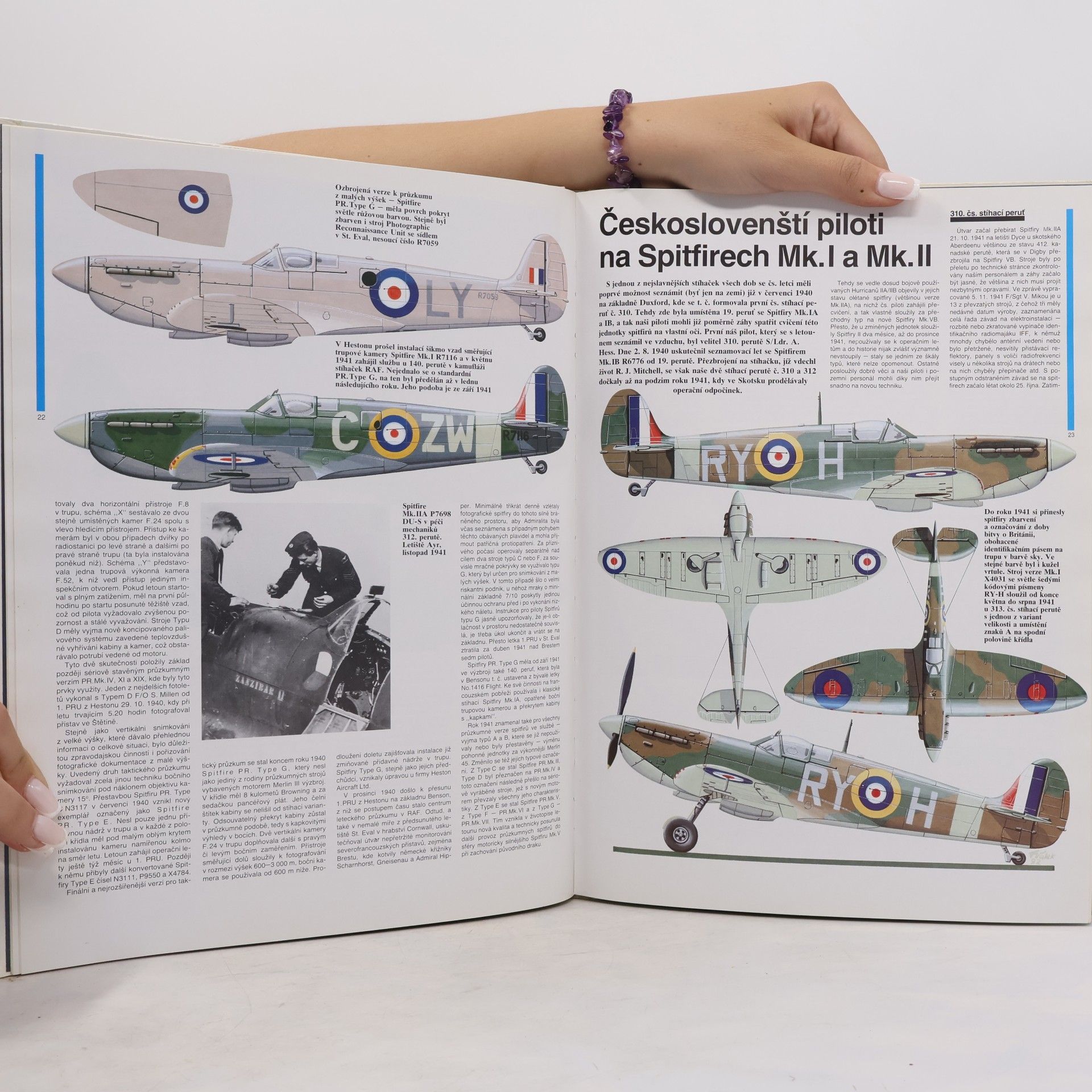 Zdeněk Hurt Supermarine Spitfire Mk. I-IIen