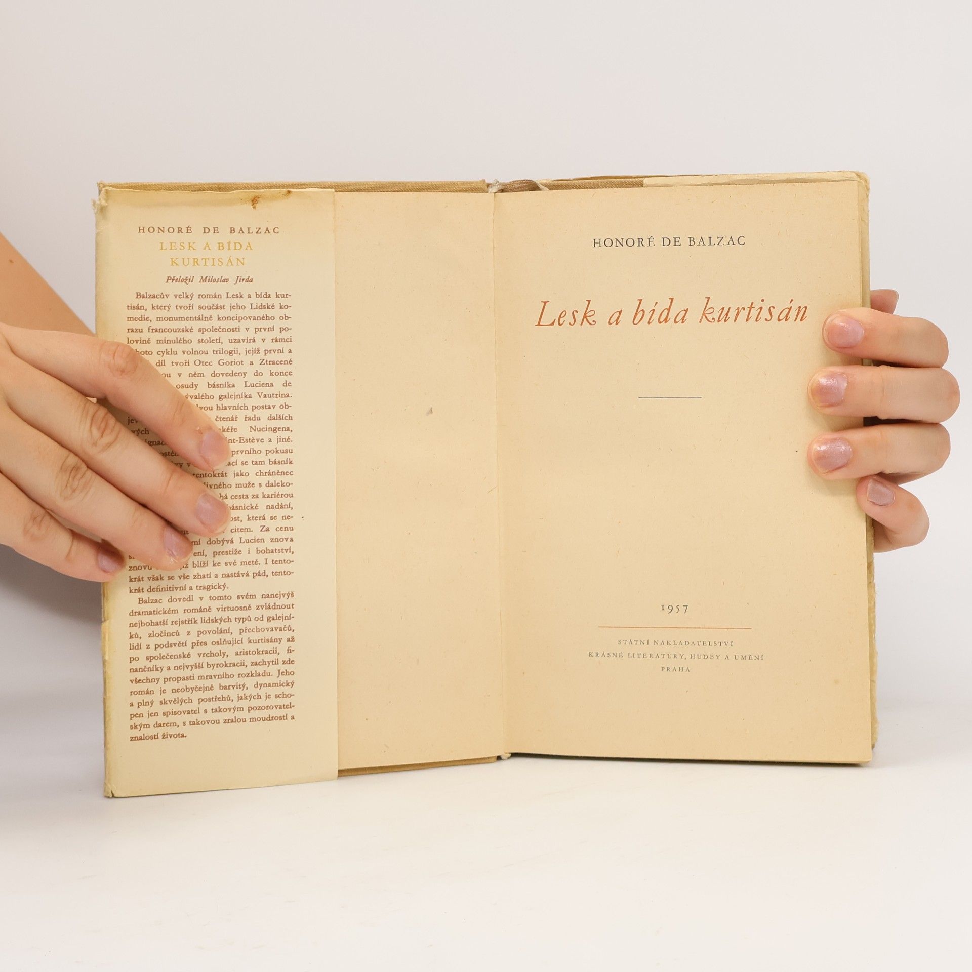Honoré de Balzac Lesk a bída kurtisán