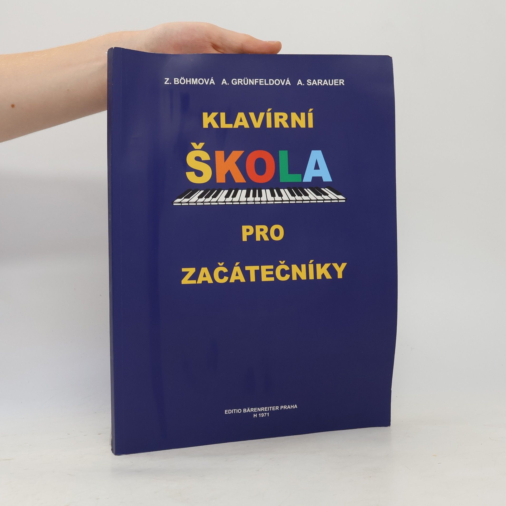 Alois Sarauer Klavírní škola pro začátečníky