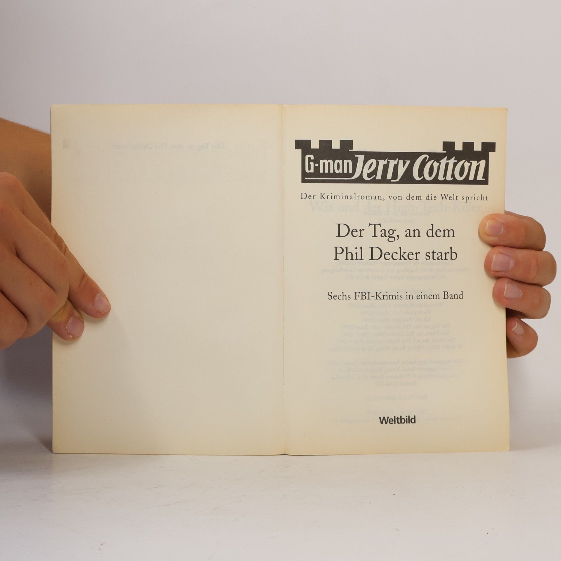 Jerry Cotton Der Tag, an dem Phil Decker starb