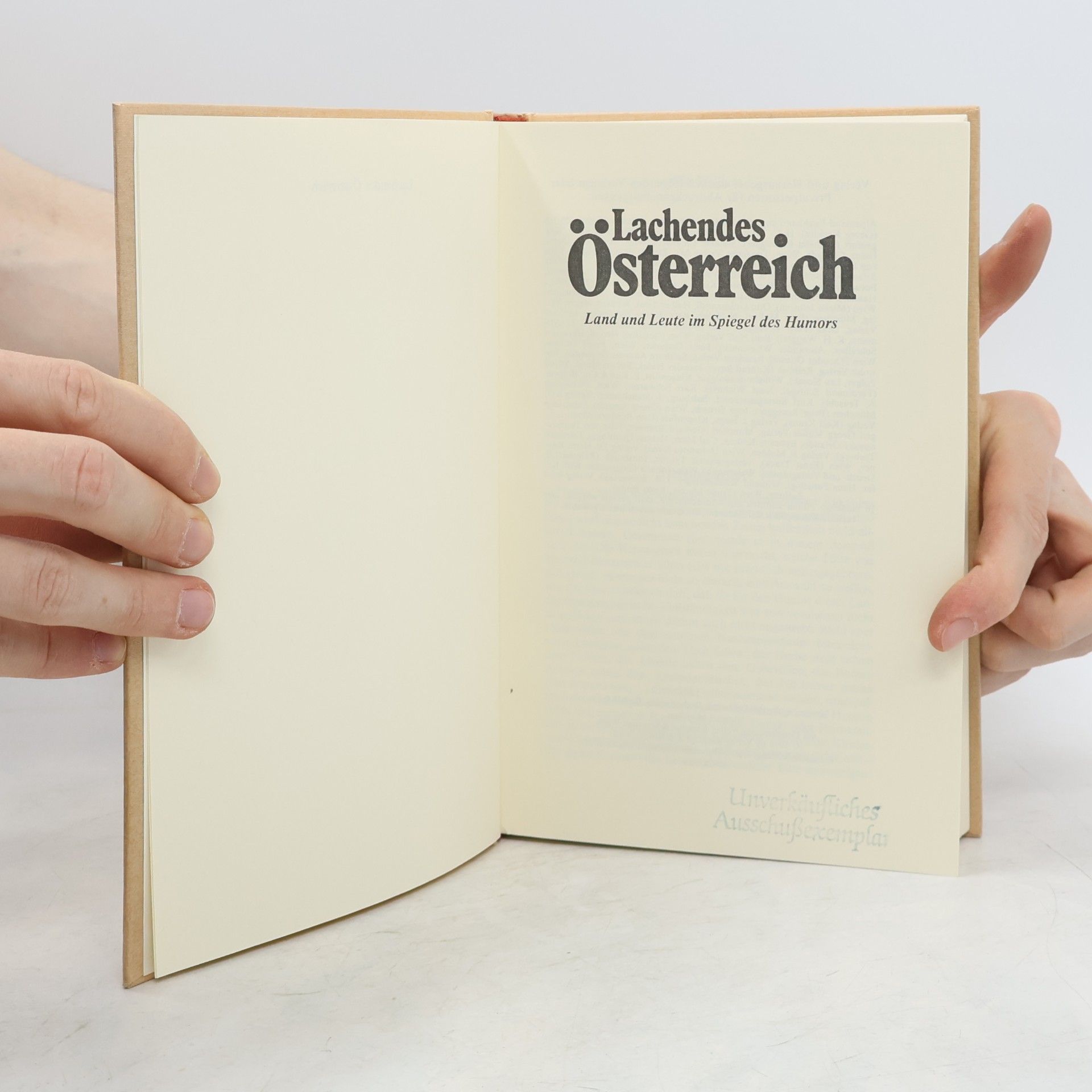 Various authors Lachendes Österreich
