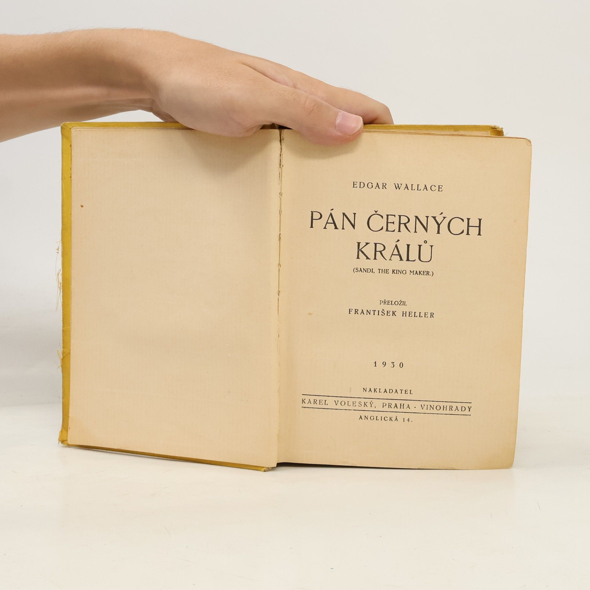 Edgar Wallace Pán černých králů