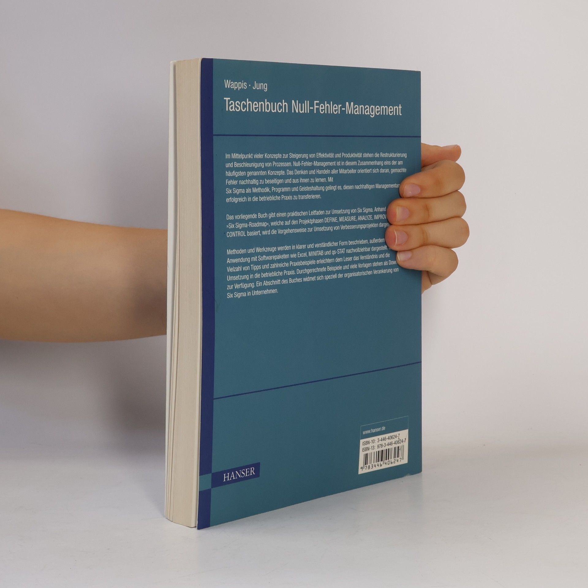 Johann Wappis Taschenbuch Null-Fehler-Management. Umsetzung von Six Sigma