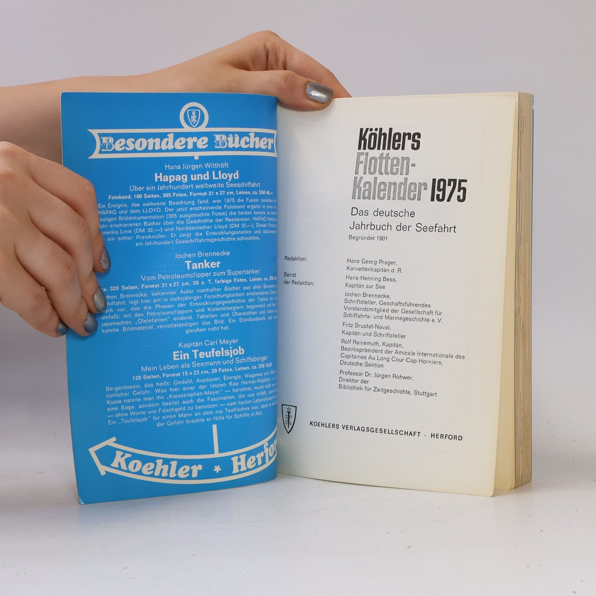 Autorenkollektiv Köhlers Flottenkalender 1975