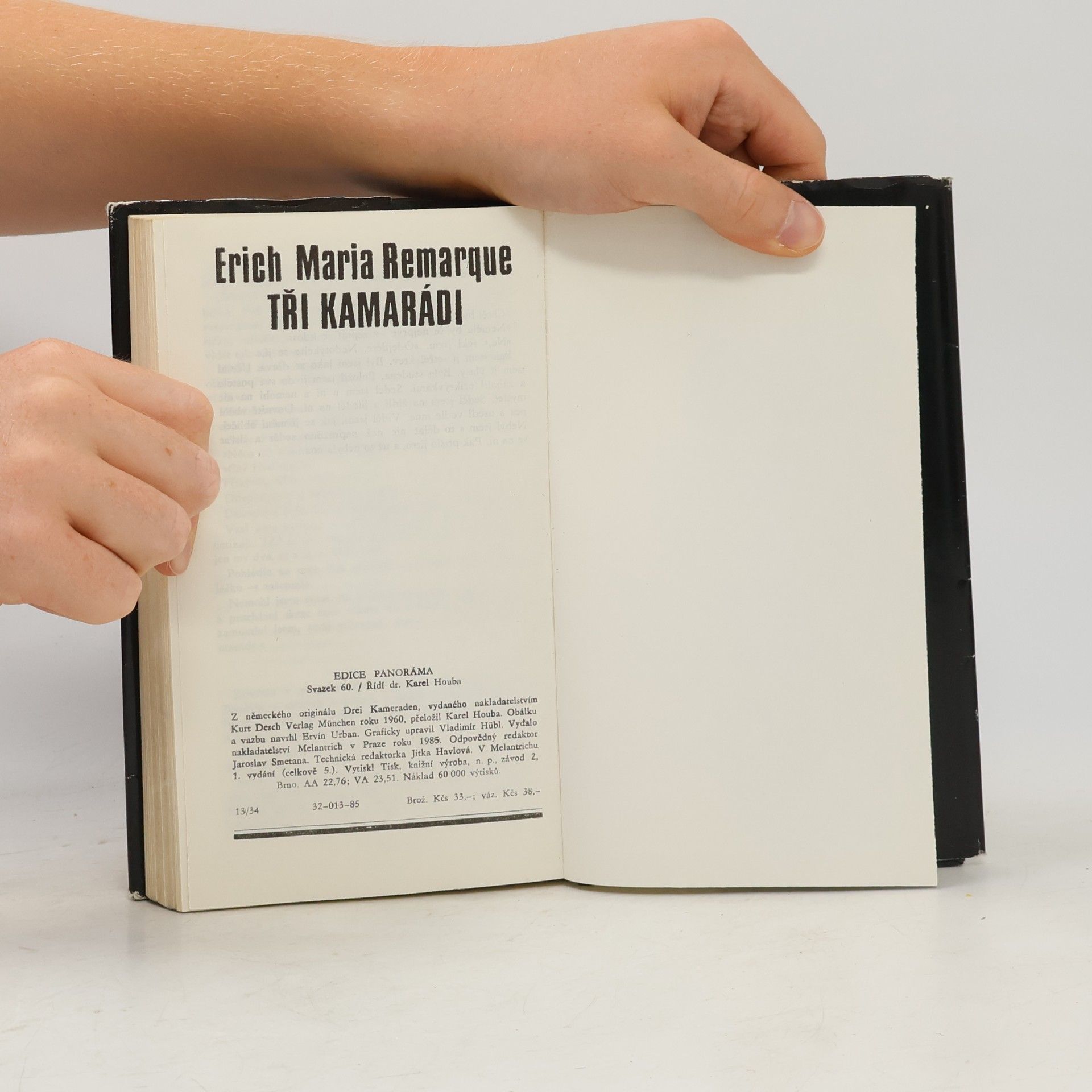 Erich Maria Remarque Tři kamarádi
