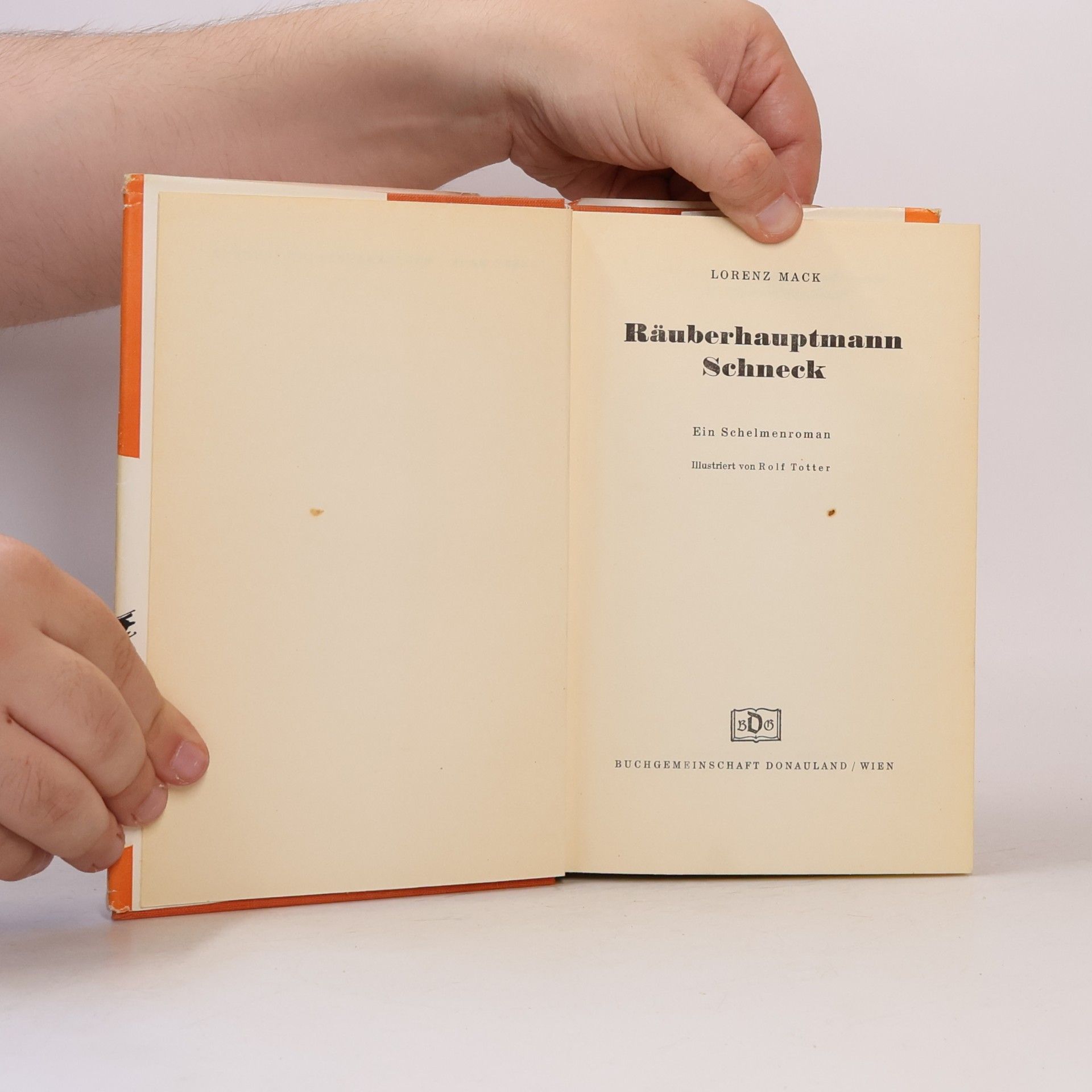 Lorenz Mack Räuberhauptmann Friedolin Schneck