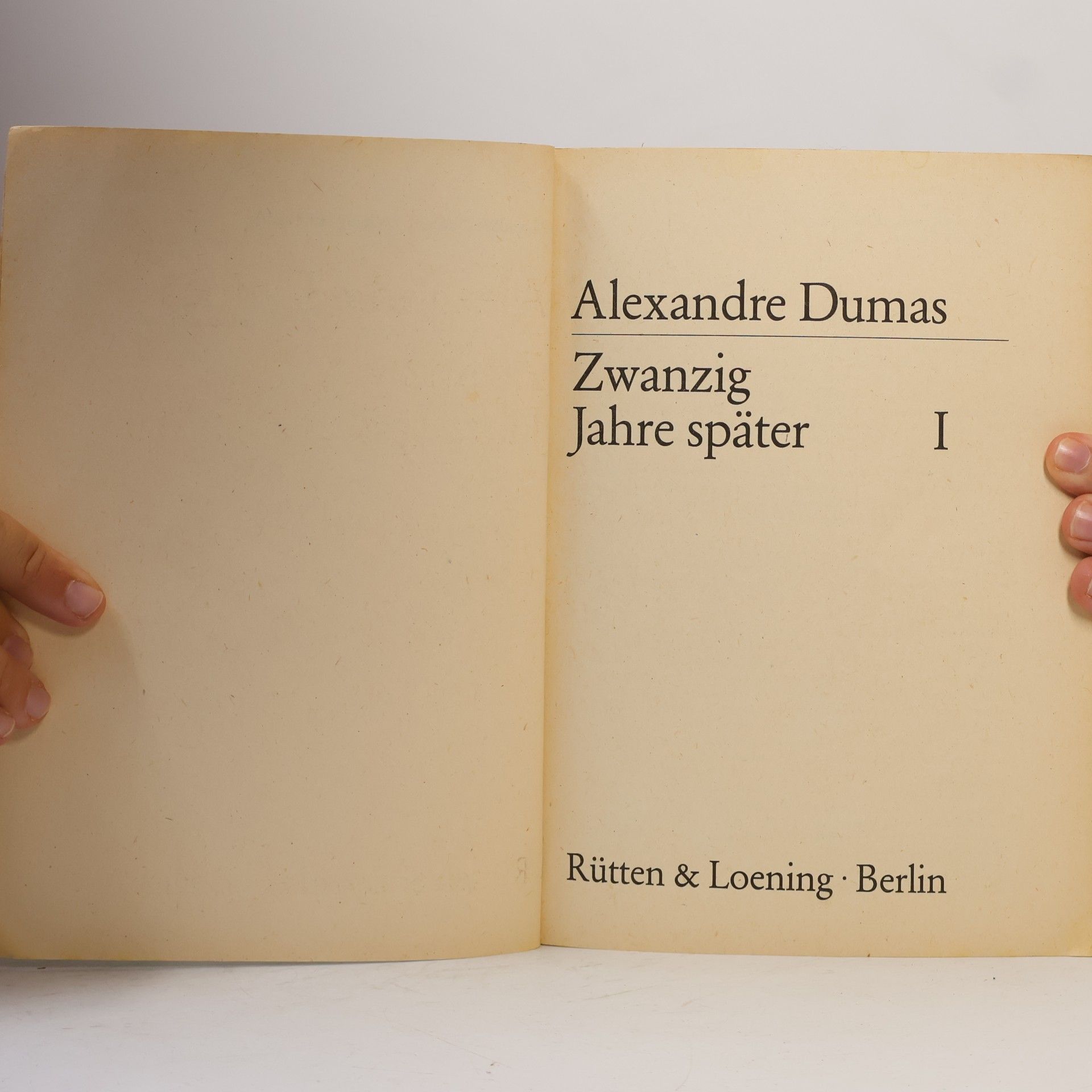 Alexandre Dumas der Ältere Zwanzig Jahre später. Band 1
