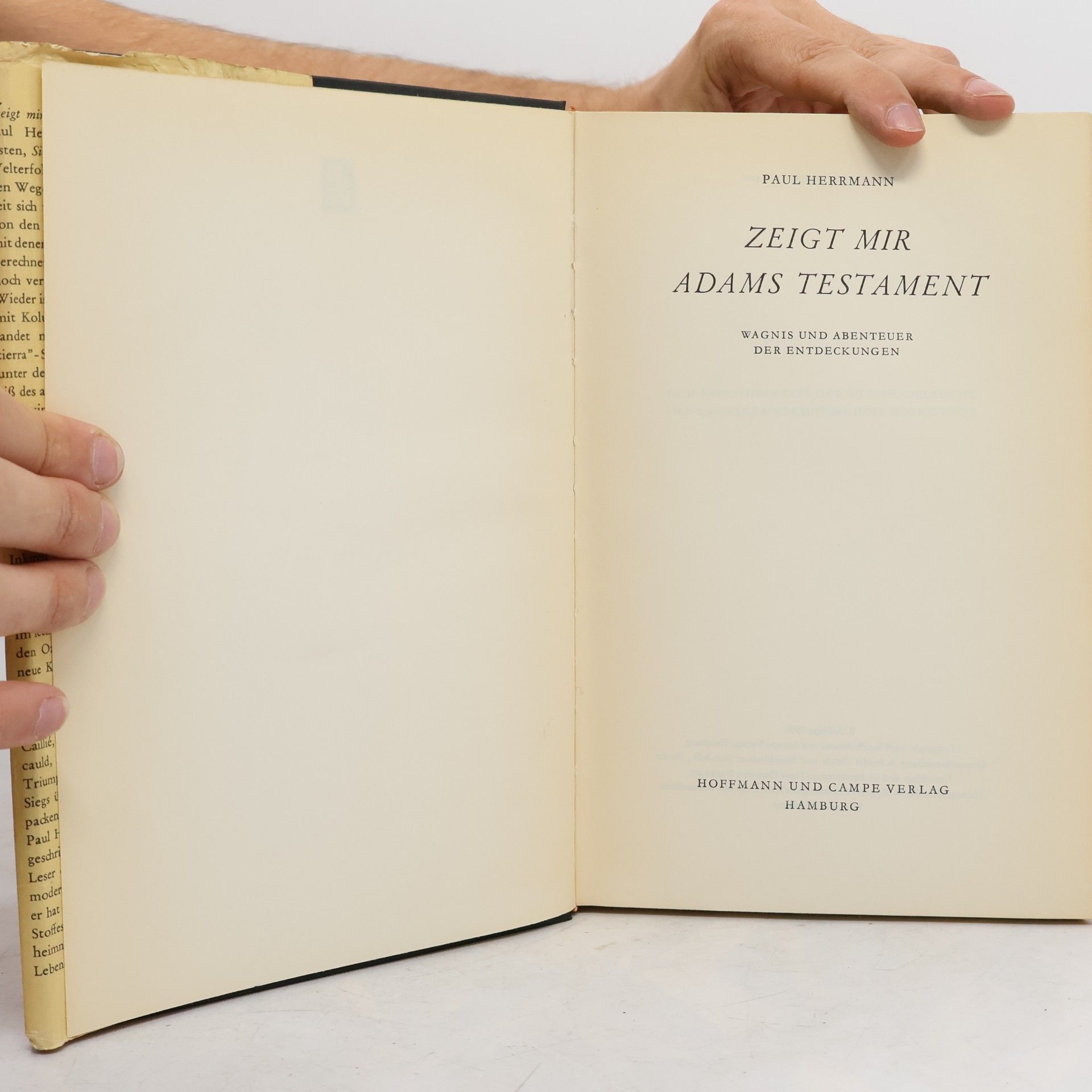 Paul Herrmann Zeigt mir Adams Testament