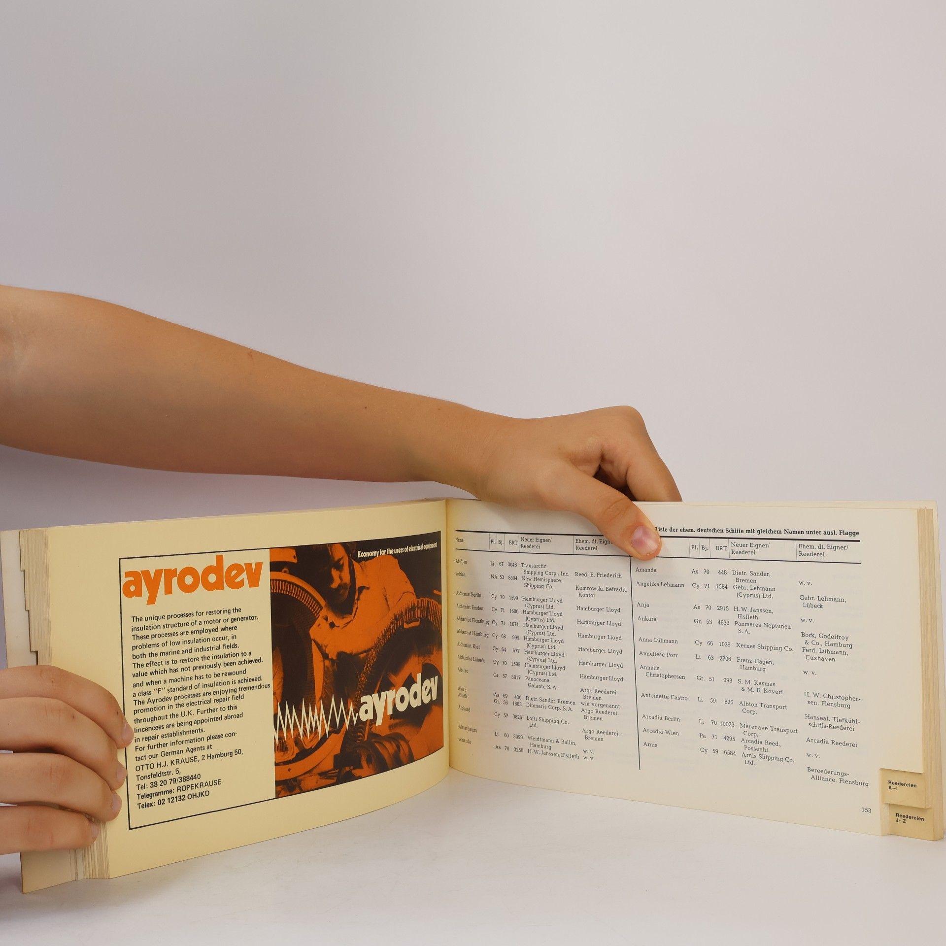 Autorenkollektiv Schiffsliste 1973