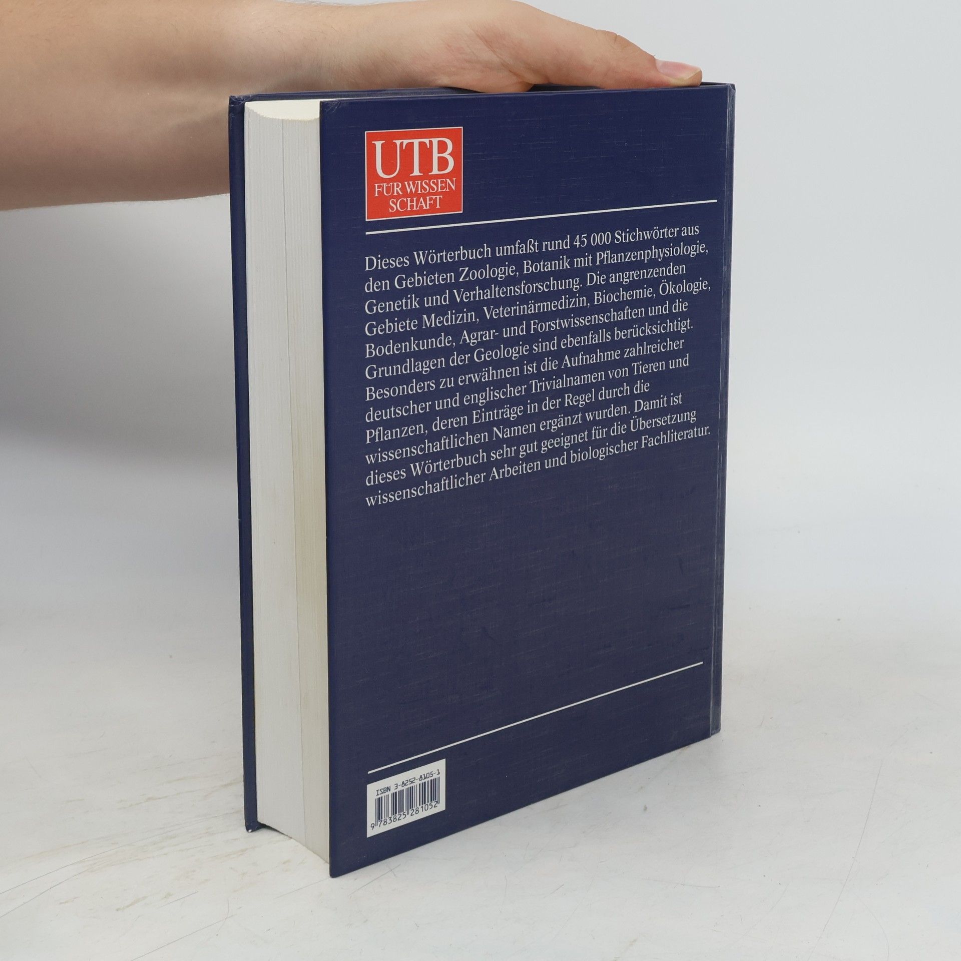 Edmund Launert UTB für Wissenschaft: Biologisches Wörterbuch