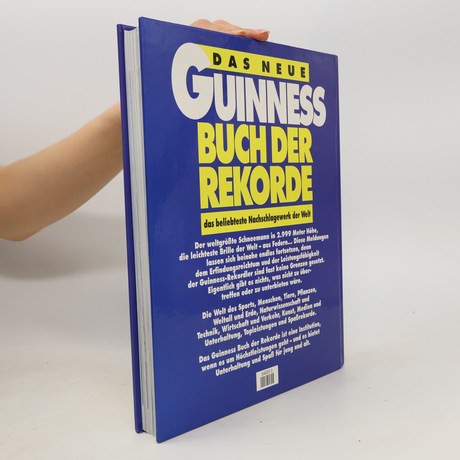 Peter Matthews Das neue Guiness Buch der Rekorde 1995
