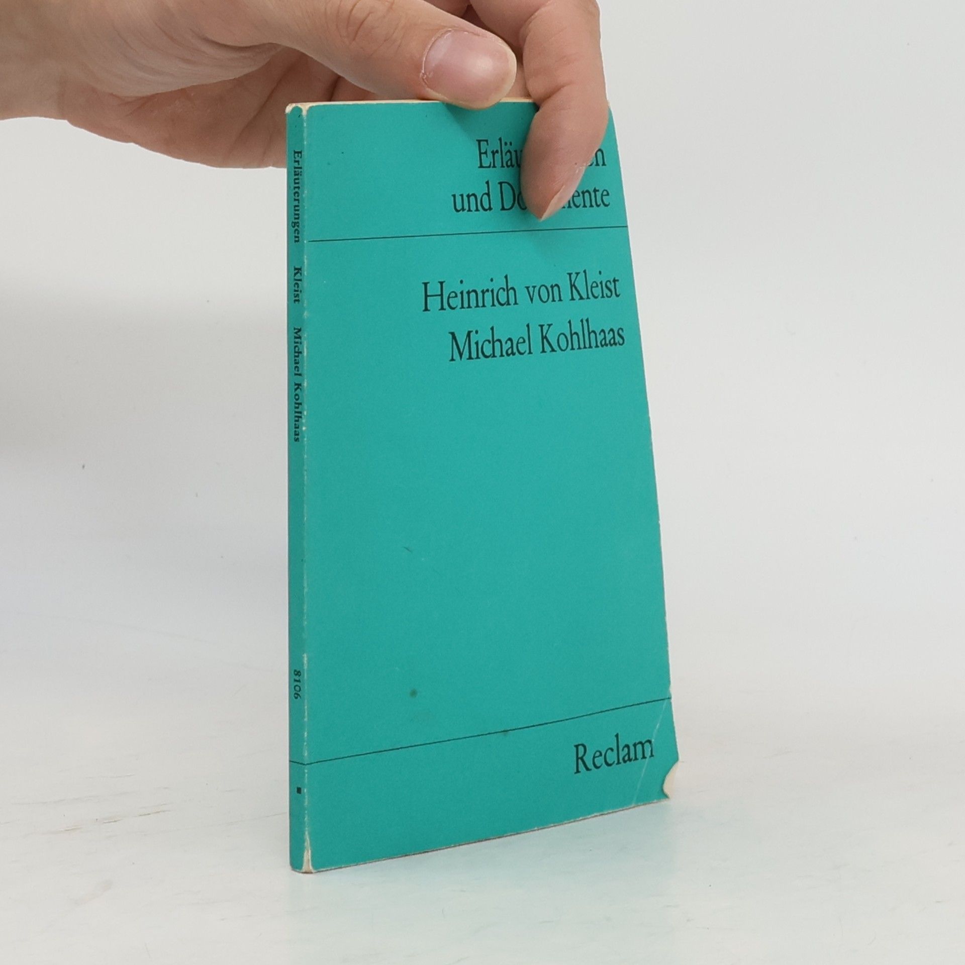 Günter Hagedorn Heinrich von Kleist, Michael Kohlhaas