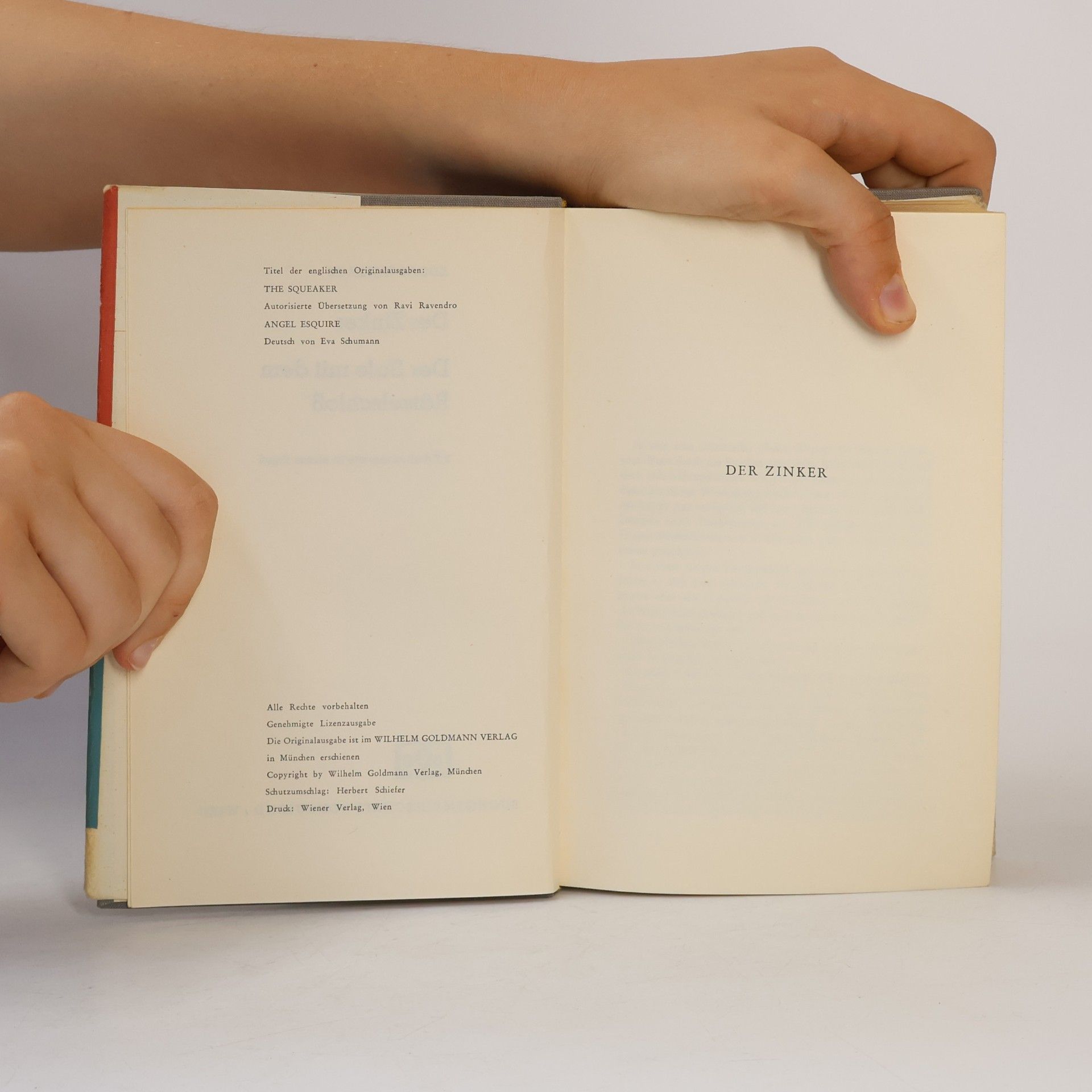 Edgar Wallace Der Zinker. Der Safe mit dem Rätselschloß