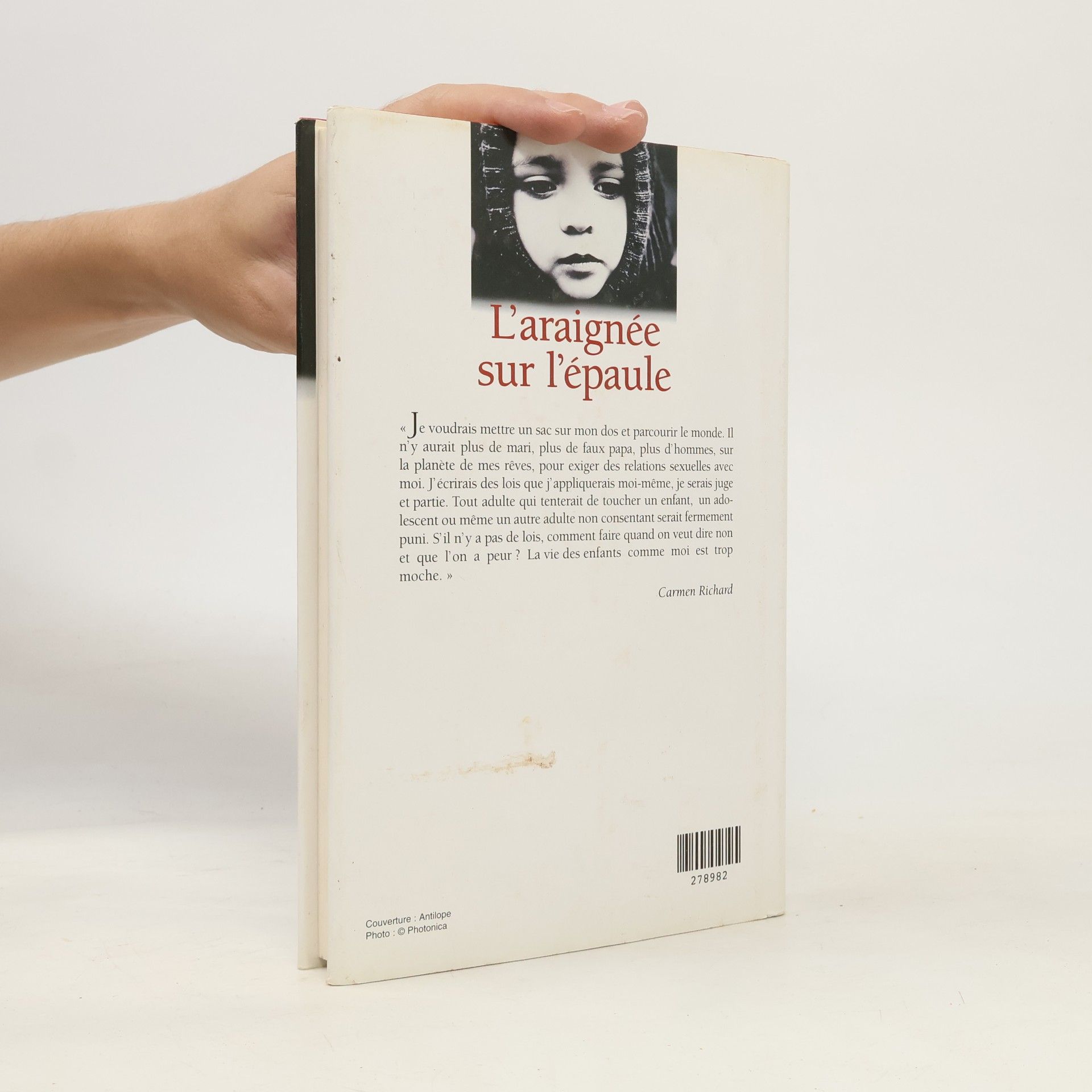 Carmen Richard L'araignée sur l'épaule