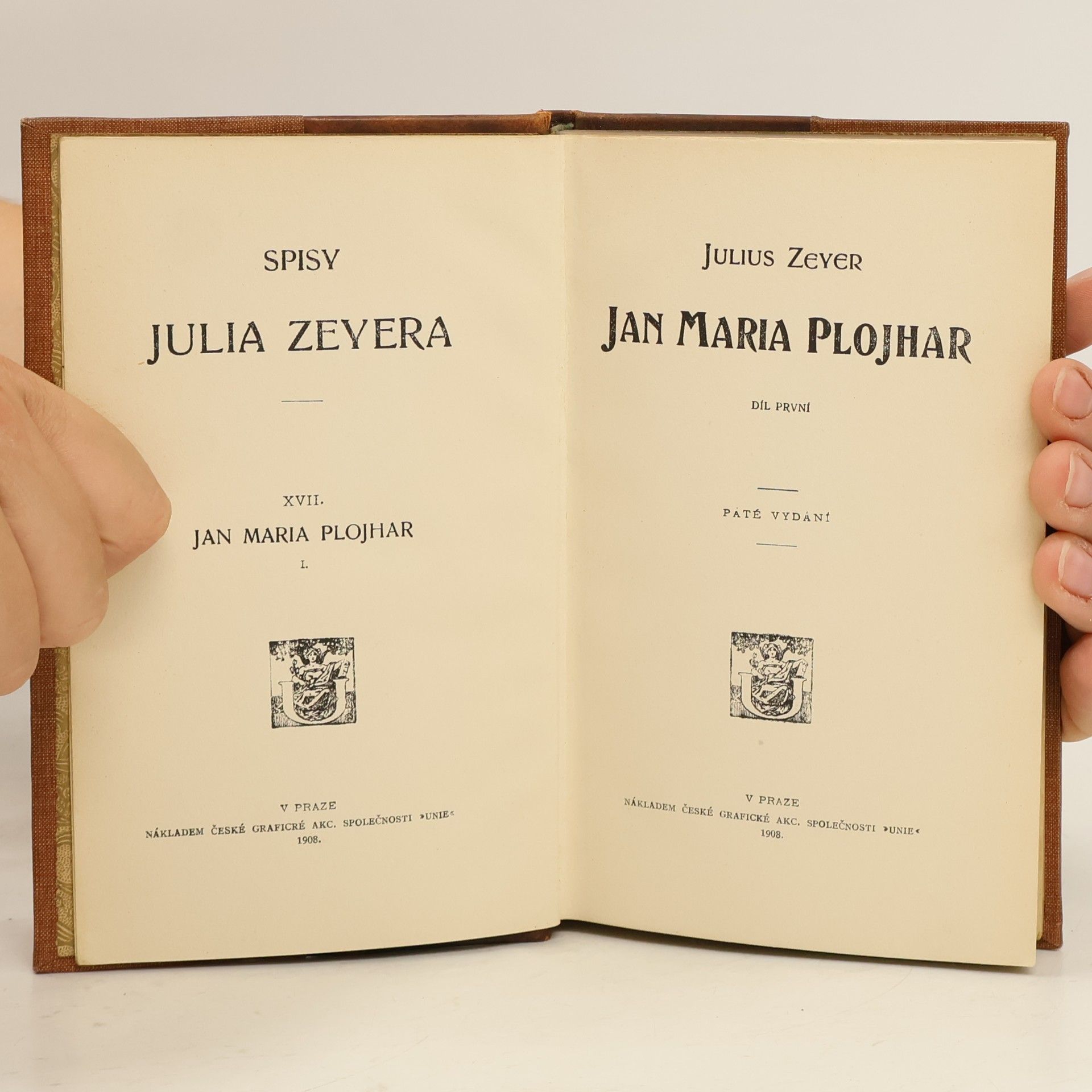Julius Zeyer Jan Maria Plojhar I.