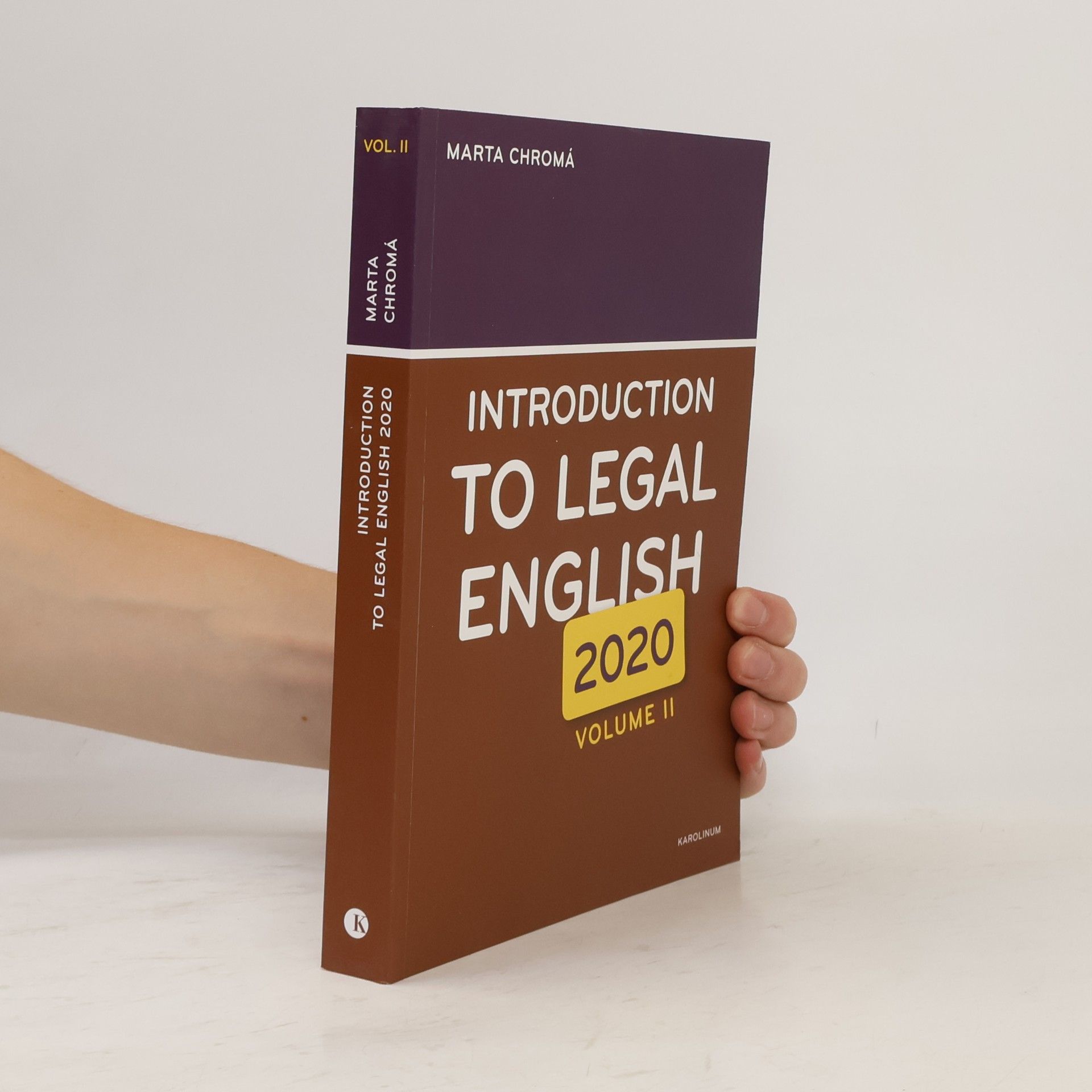 Marta Chromá Introduction to legal English : 2020. Volume II