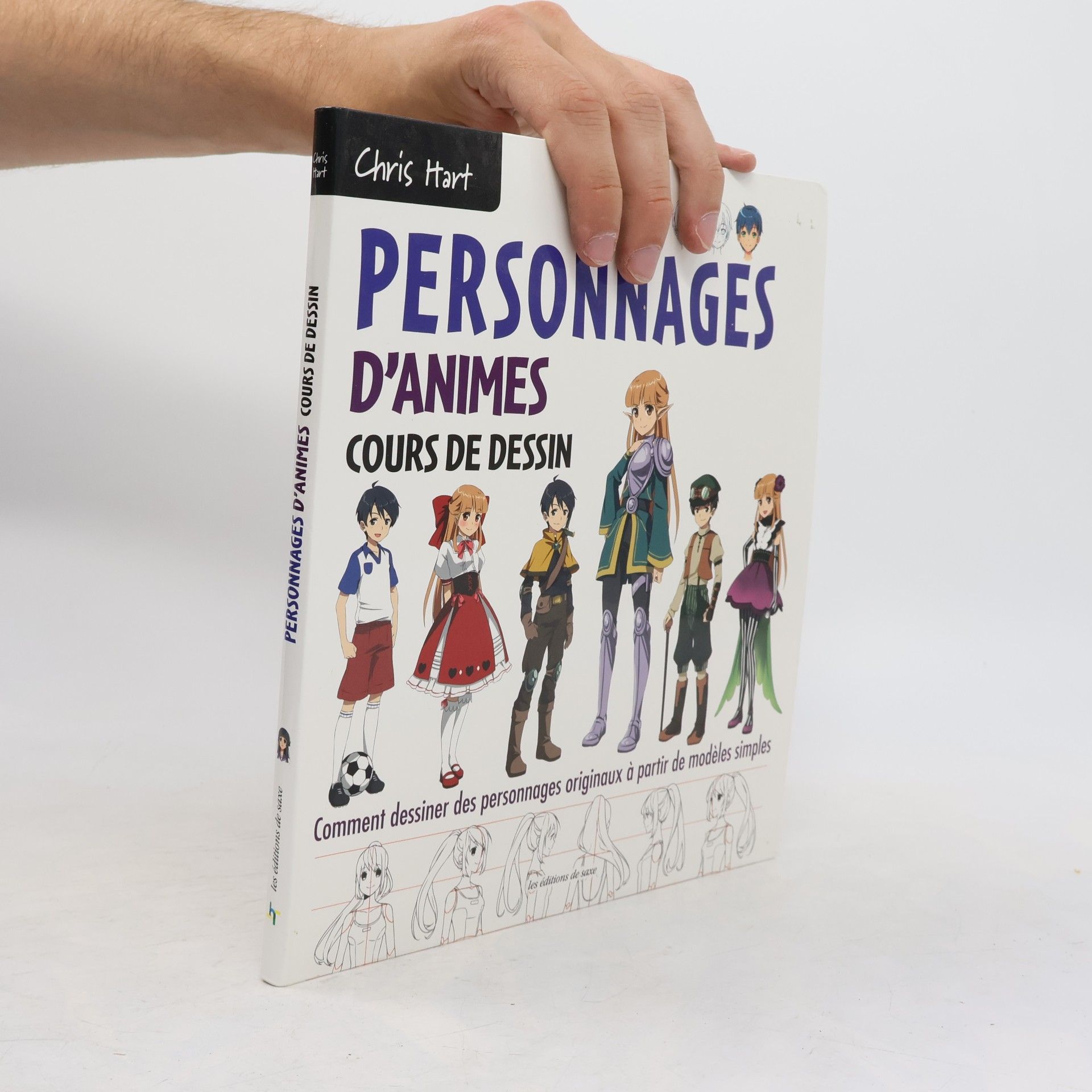 Personnages d'animes cours de dessin