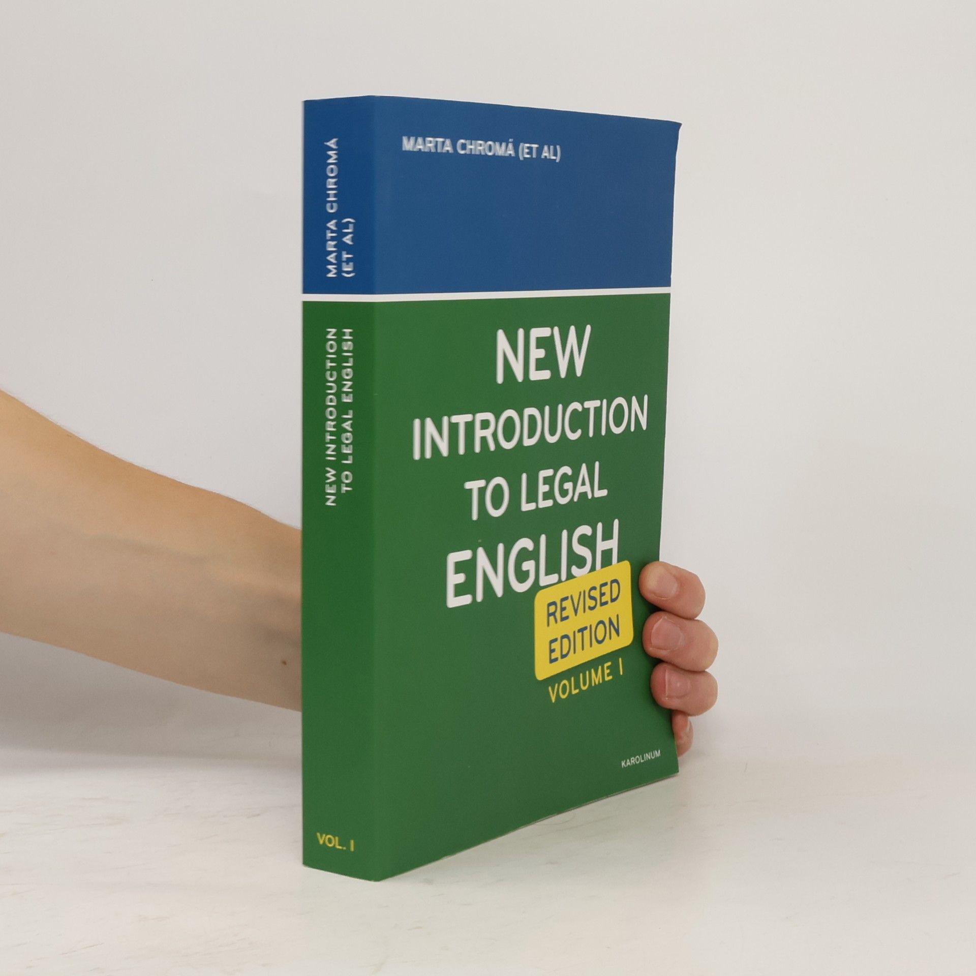 Jana Dvořák New introduction to legal English. Revised edition. Volume I