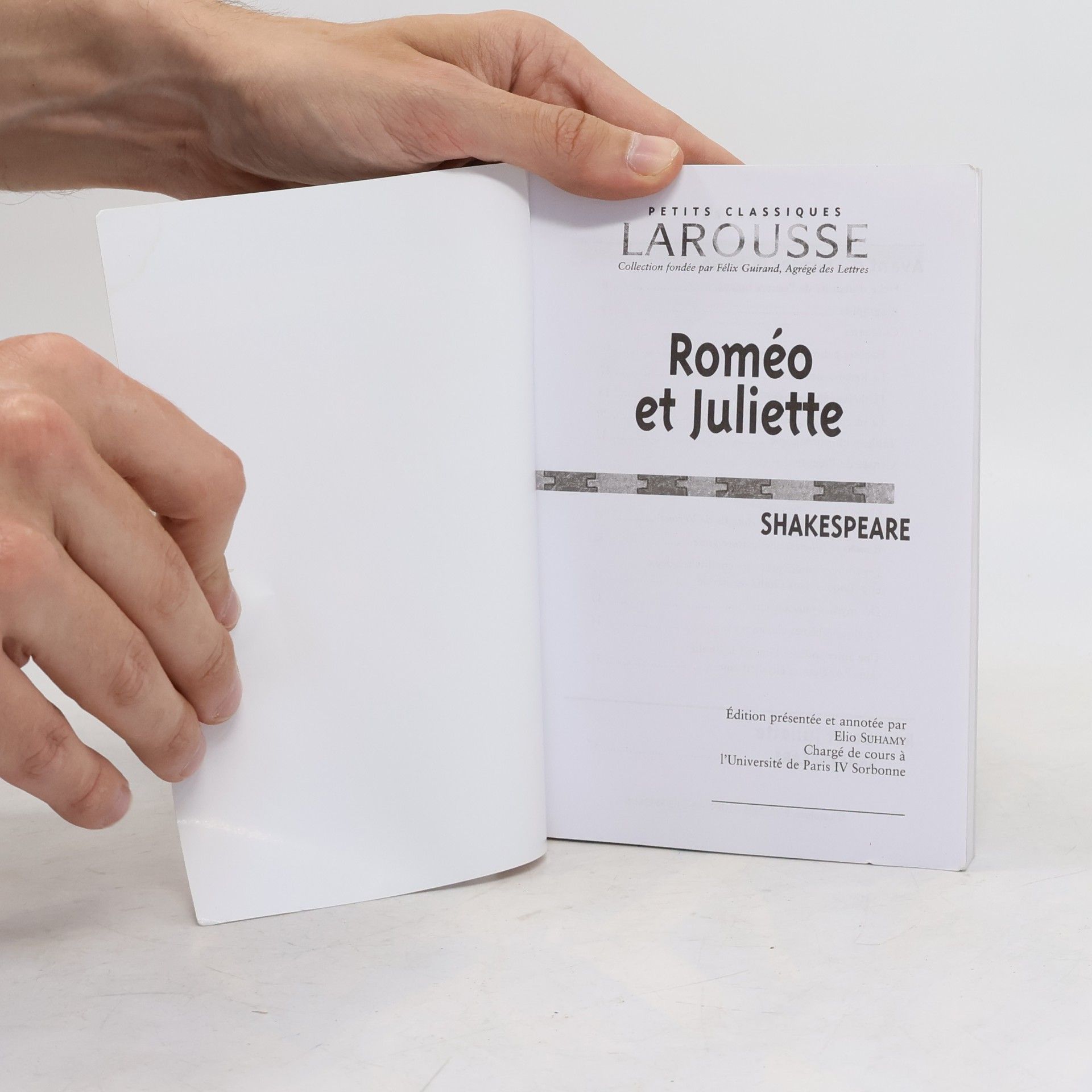 William Shakespeare Roméo et Juliette