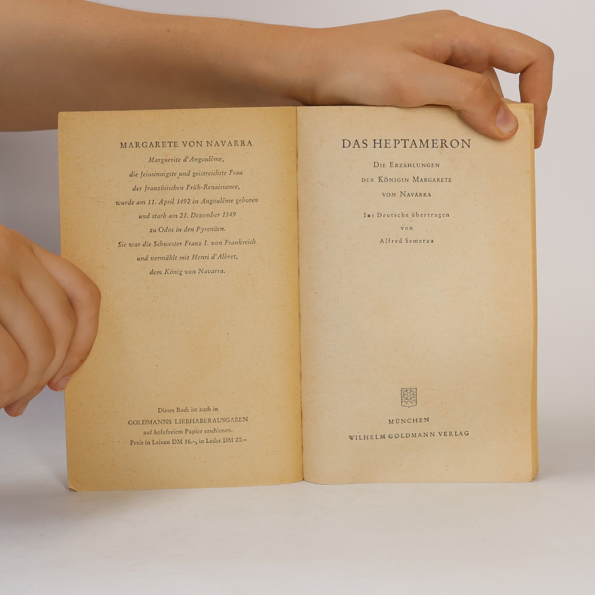 Collectif d'auteurs Das Heptameron
