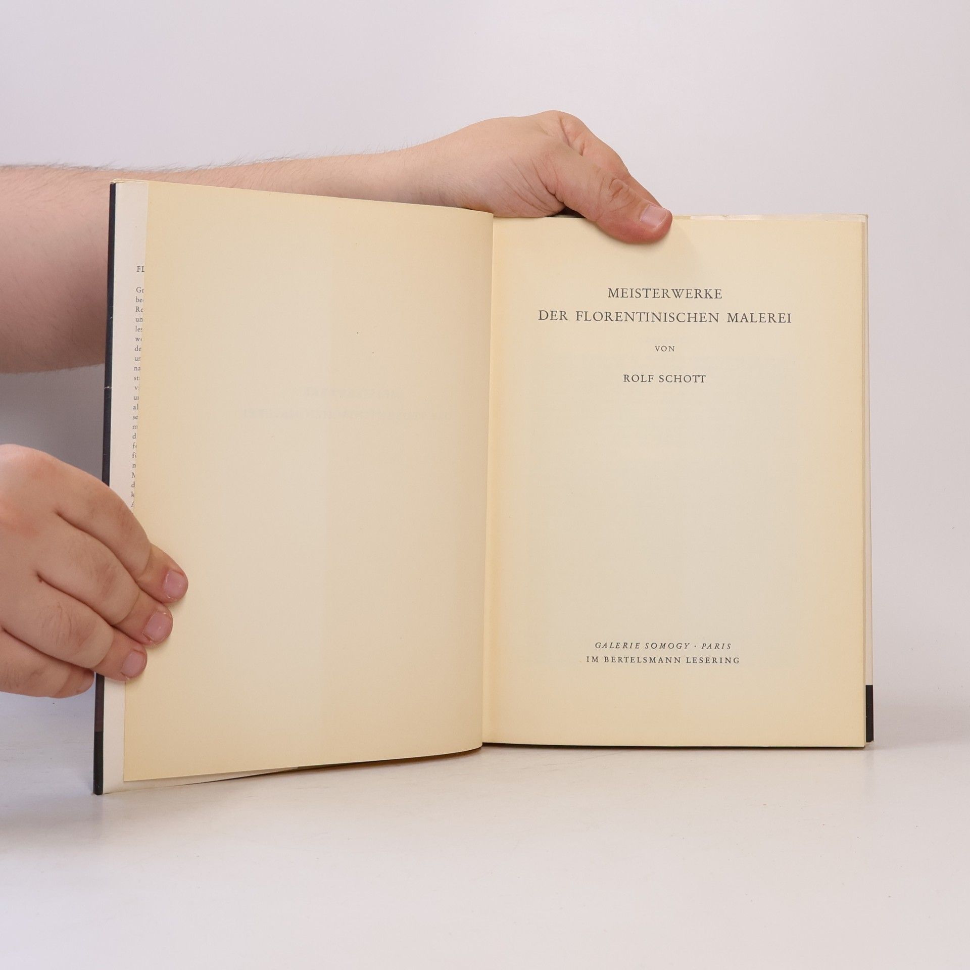 Rudolf Schott Meisterwerke de florentinischen Malerei
