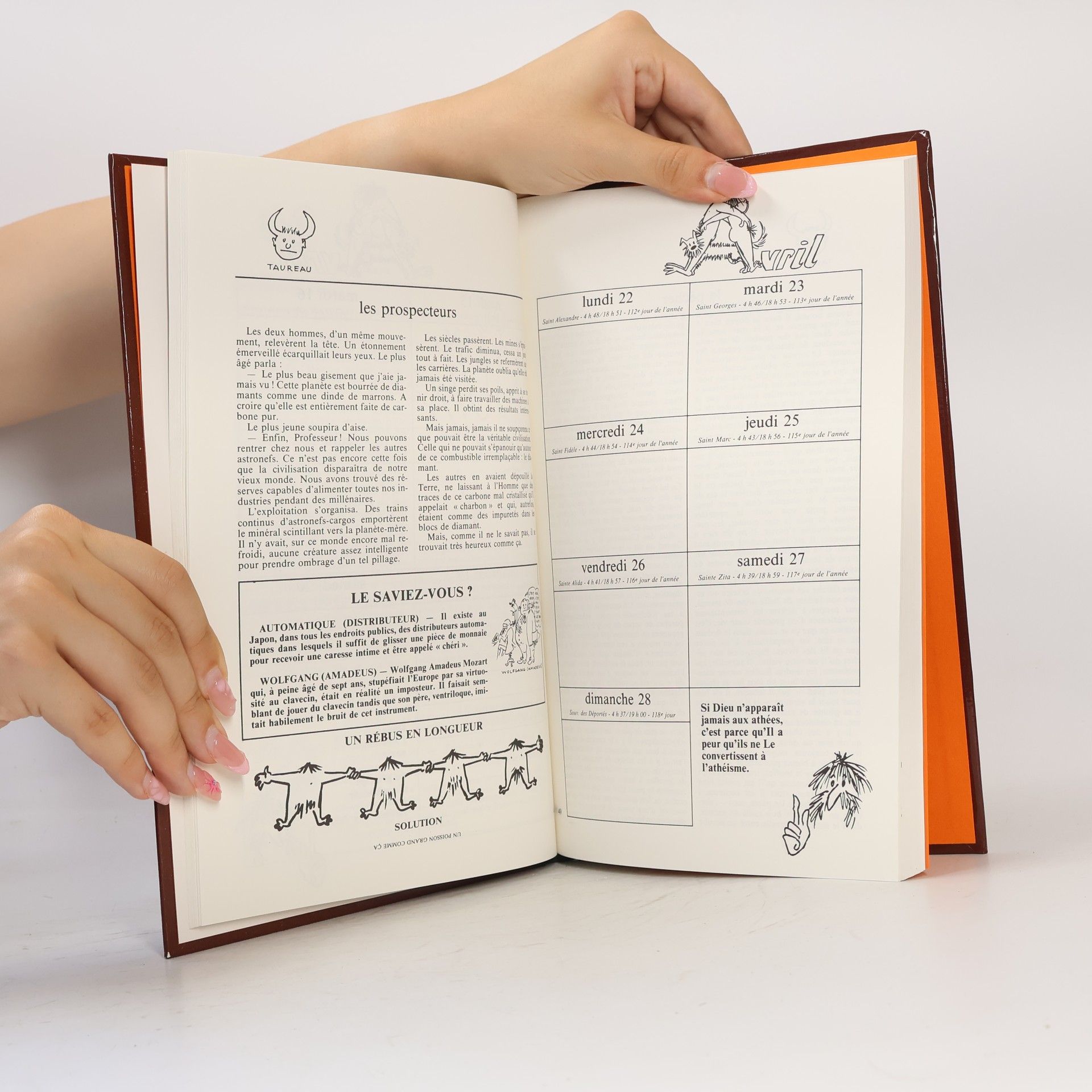 Cavanna L'Almanach-Agenda de Cavanna, 1985