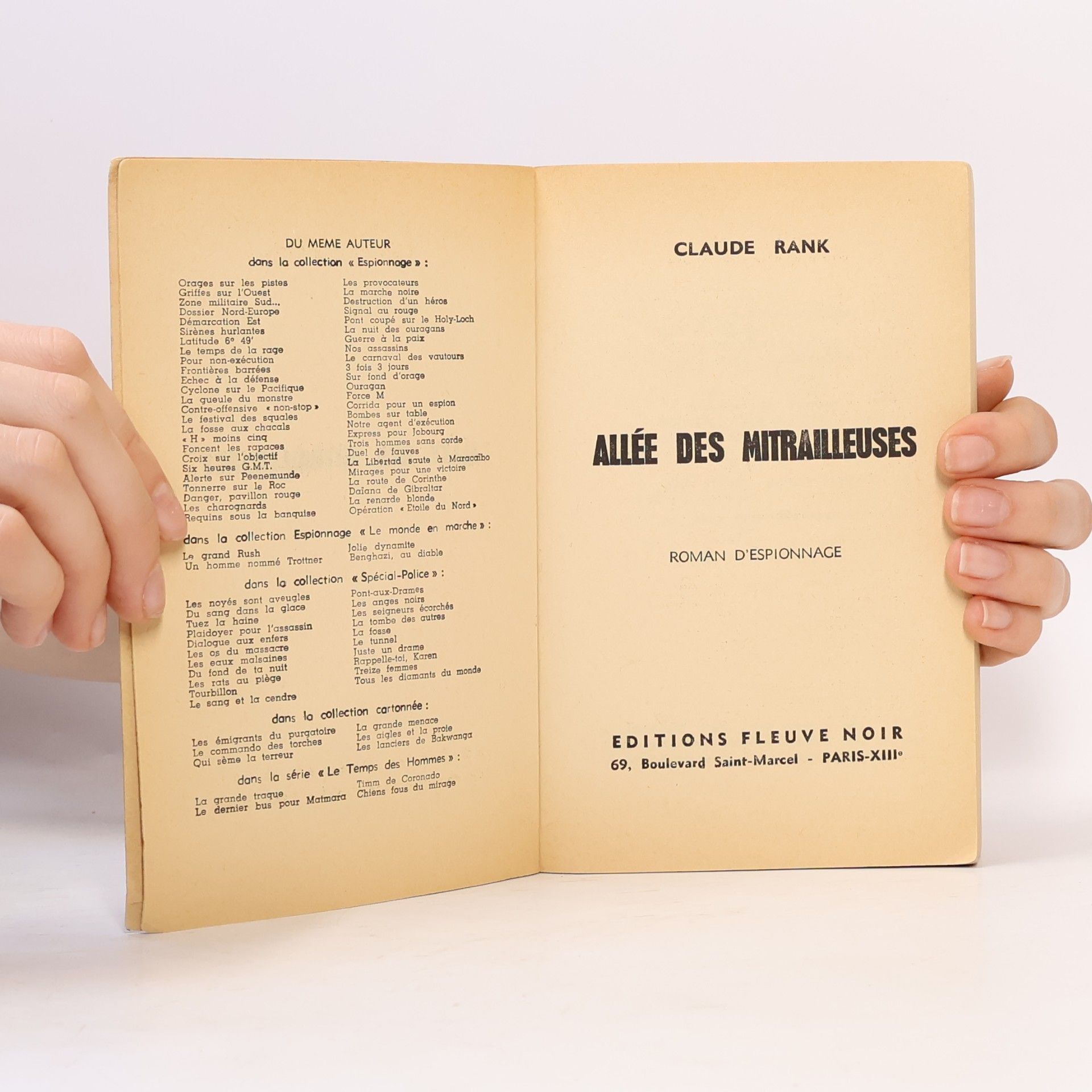Claude Rank Allée des mitrailleuses