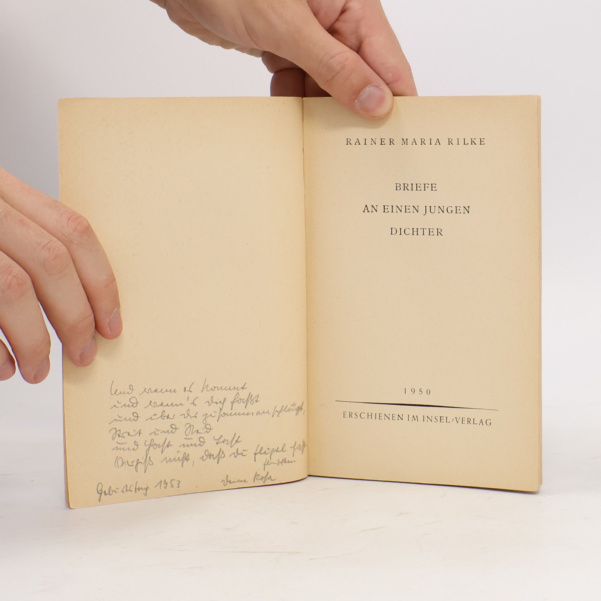 Rainer Maria Rilke Briefe an einen jungen Dichter